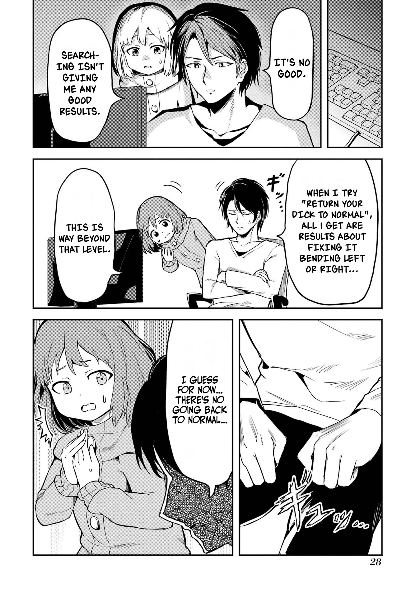 Turns Out My Dick Was a Cute Girl Chapter 2 page 6 - Chapter 2: My Dick Going Back to Normal.
