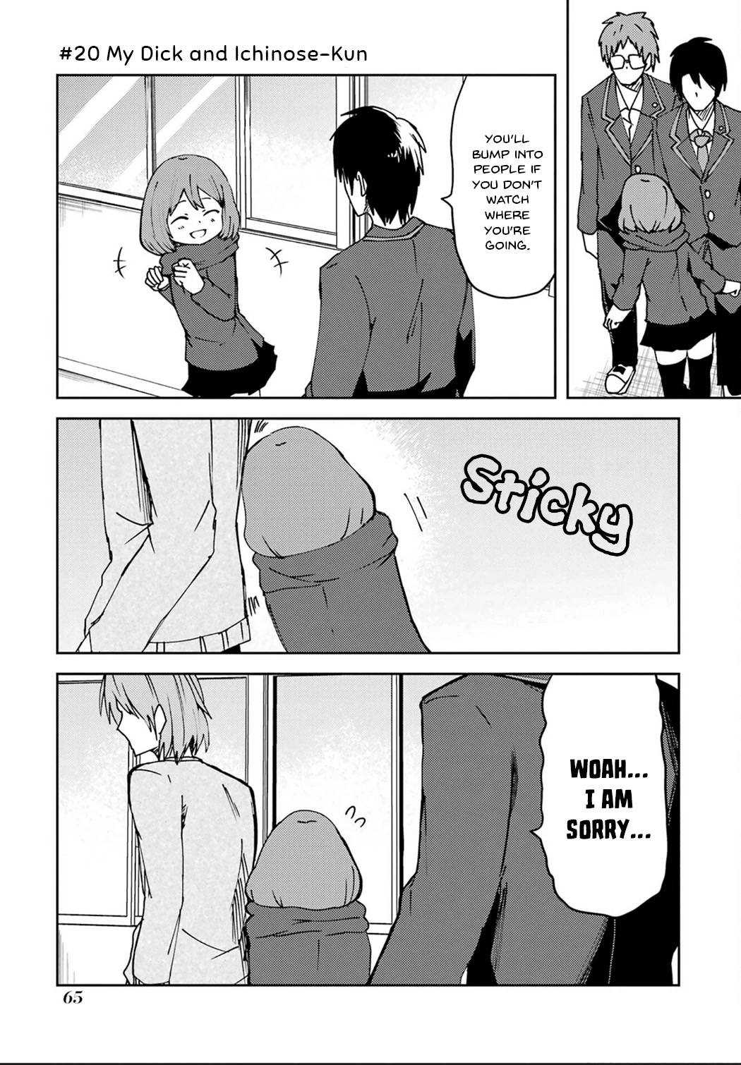 Turns Out My Dick Was a Cute Girl Chapter 20 page 1 - Chapter 20: My Dick and Ichinose-Kun