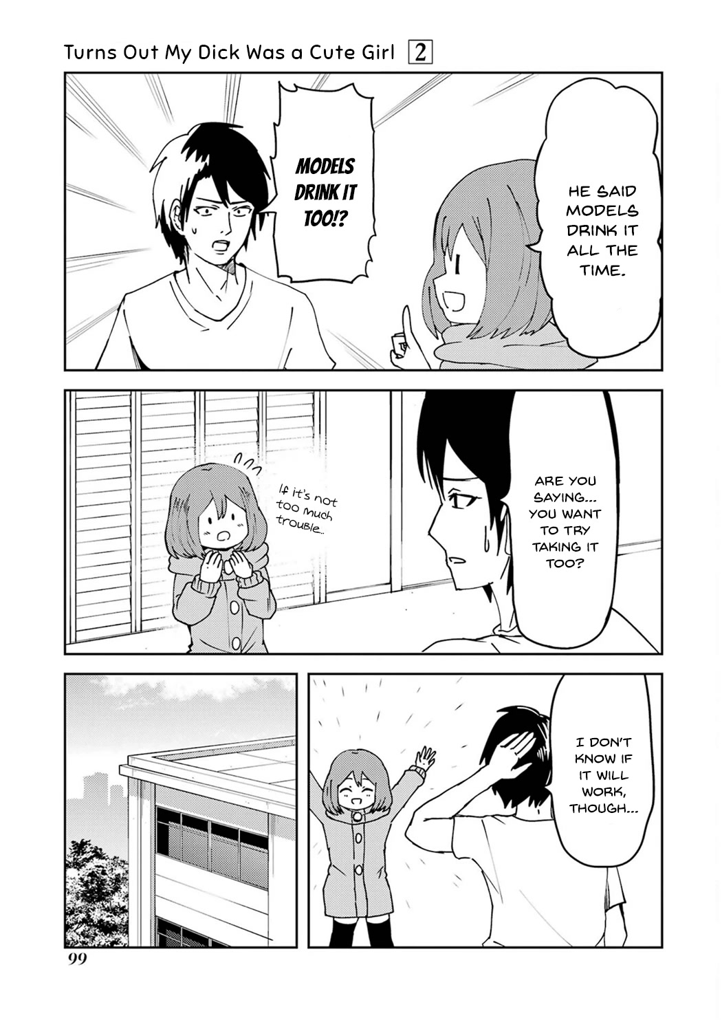 Turns Out My Dick Was a Cute Girl Chapter 22 page 7 - Chapter 22: My Dick Is Growing