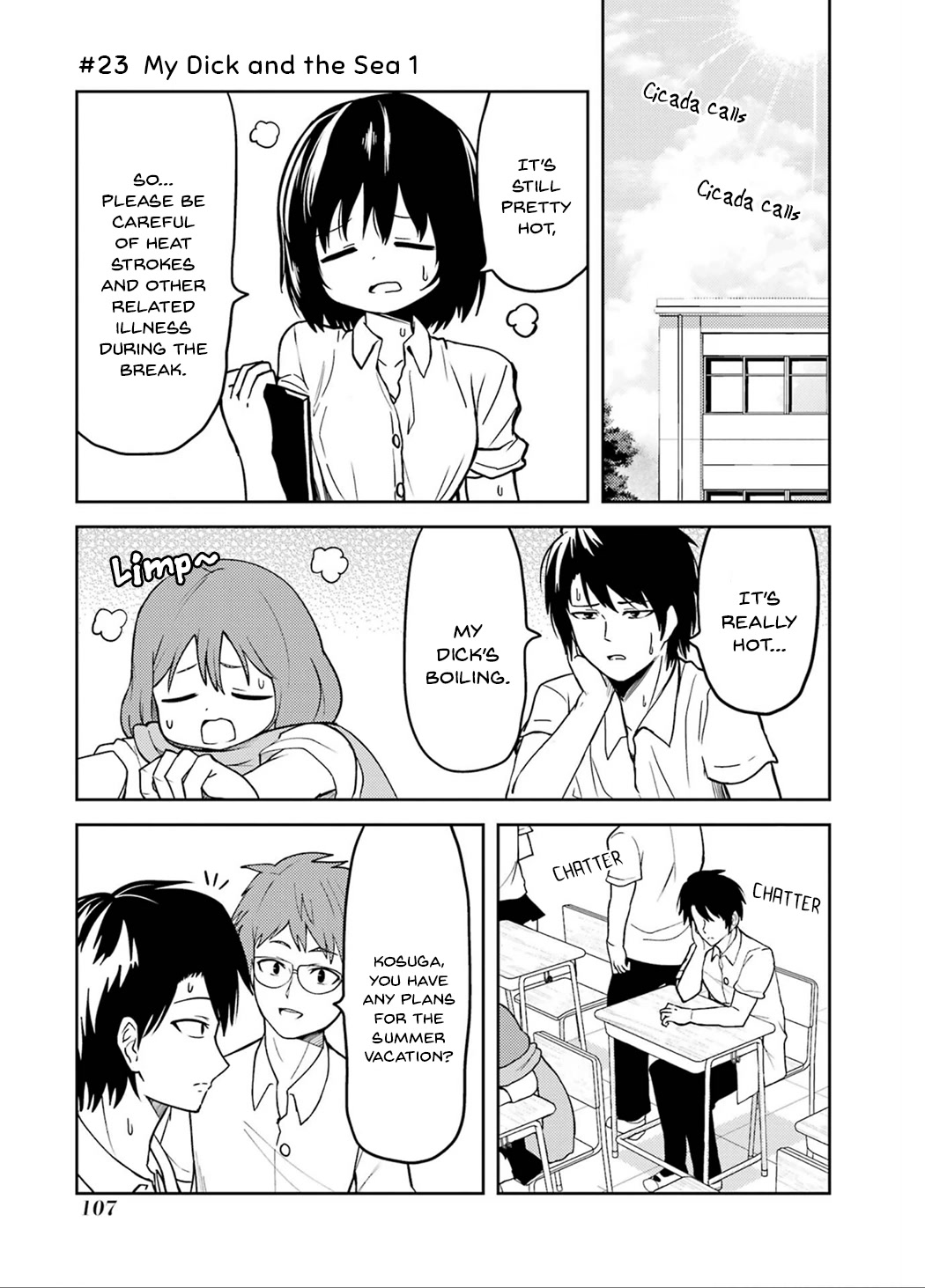 Turns Out My Dick Was a Cute Girl Chapter 23 page 1 - Chapter 23: My Dick and the Sea 1