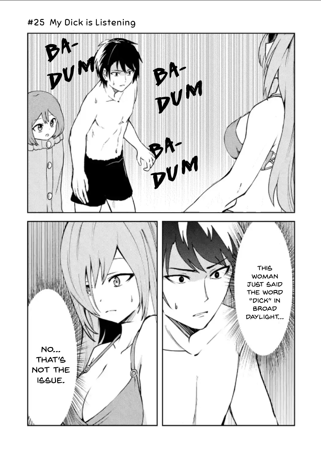 Turns Out My Dick Was a Cute Girl Chapter 25 page 1 - Chapter 25: My Dick Is Listening