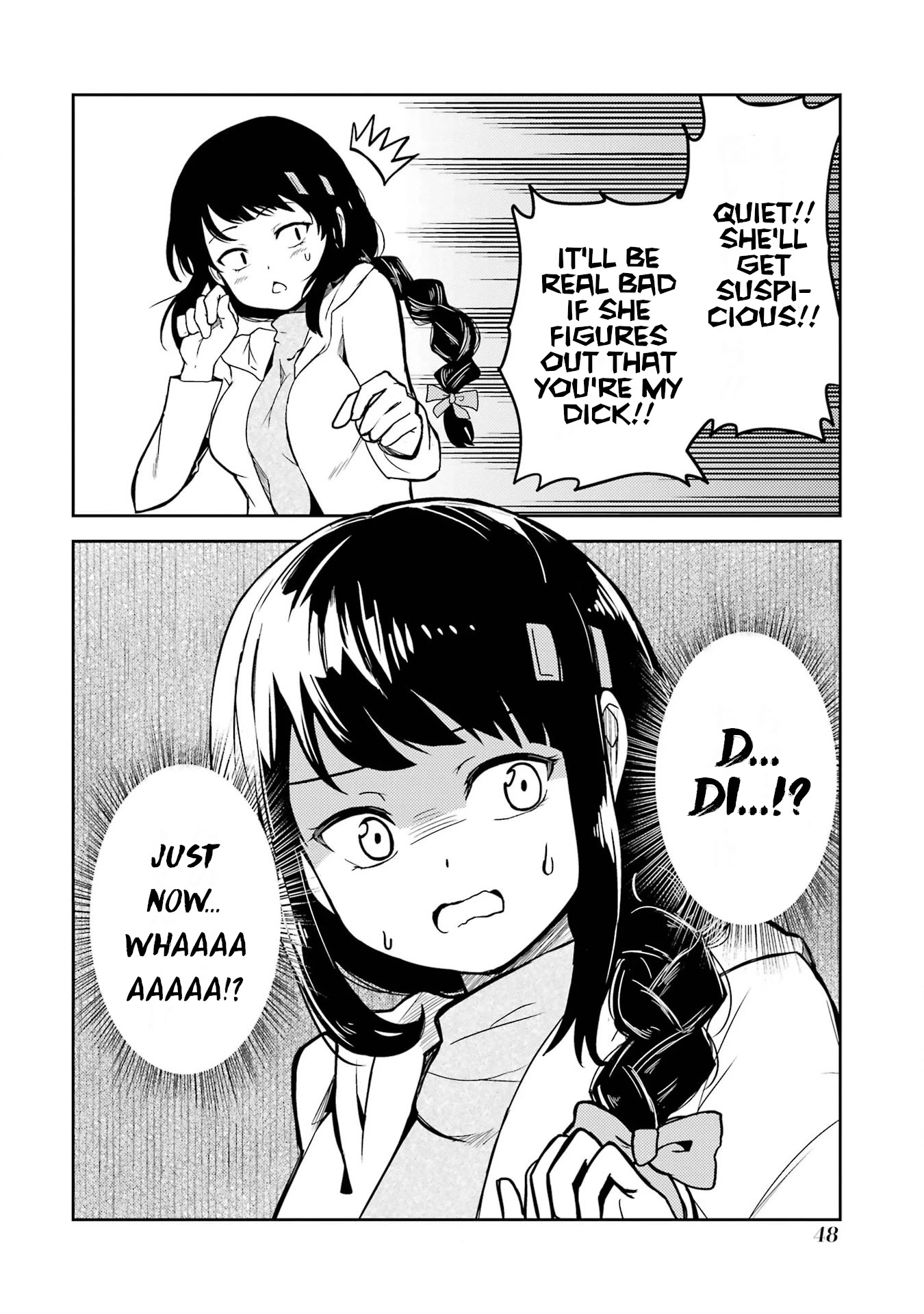Turns Out My Dick Was a Cute Girl Chapter 3 page 10 - Chapter 3: My Dick Goes Outside.