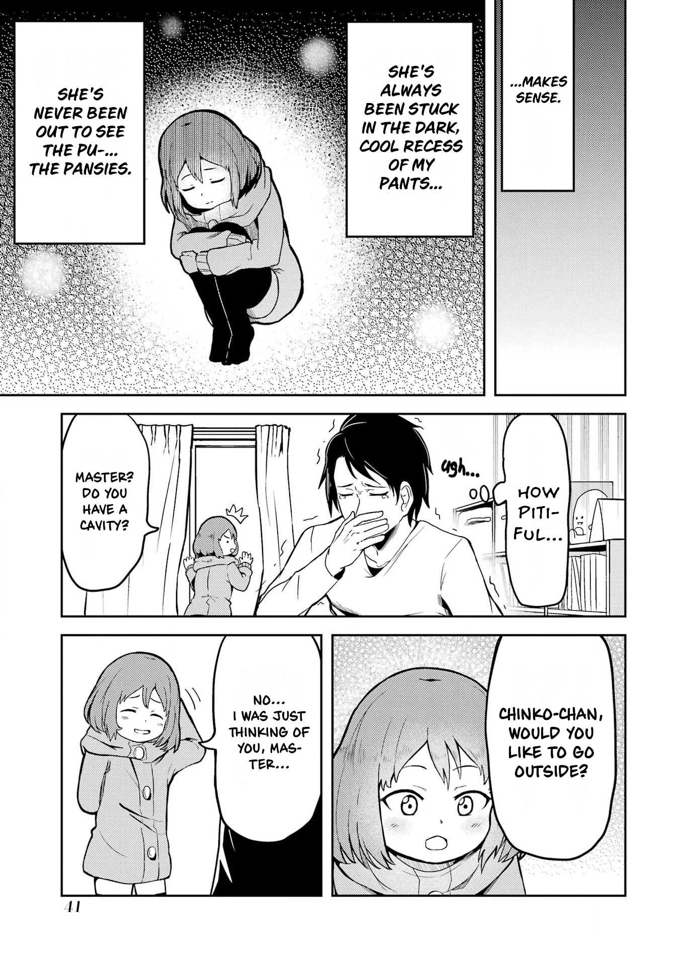 Turns Out My Dick Was a Cute Girl Chapter 3 page 3 - Chapter 3: My Dick Goes Outside.