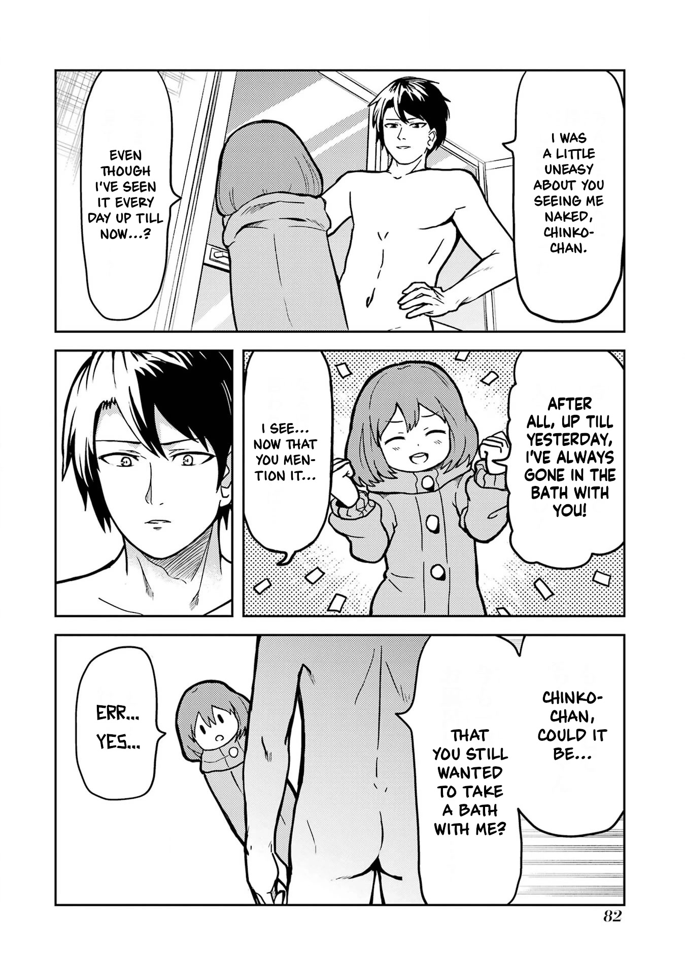 Turns Out My Dick Was a Cute Girl Chapter 6 page 4 - Chapter 6: My Dick Takes a Bath.
