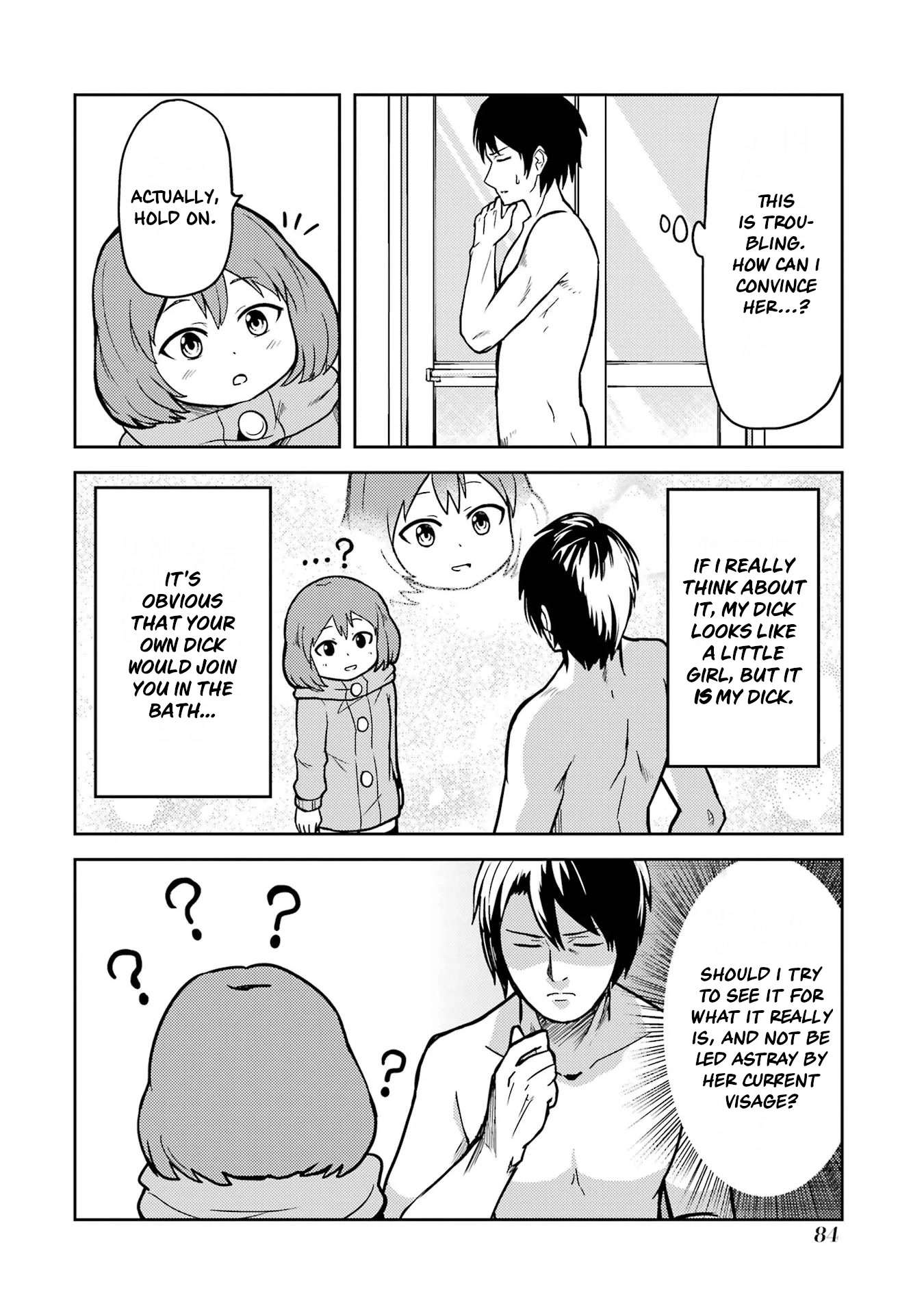 Turns Out My Dick Was a Cute Girl Chapter 6 page 6 - Chapter 6: My Dick Takes a Bath.