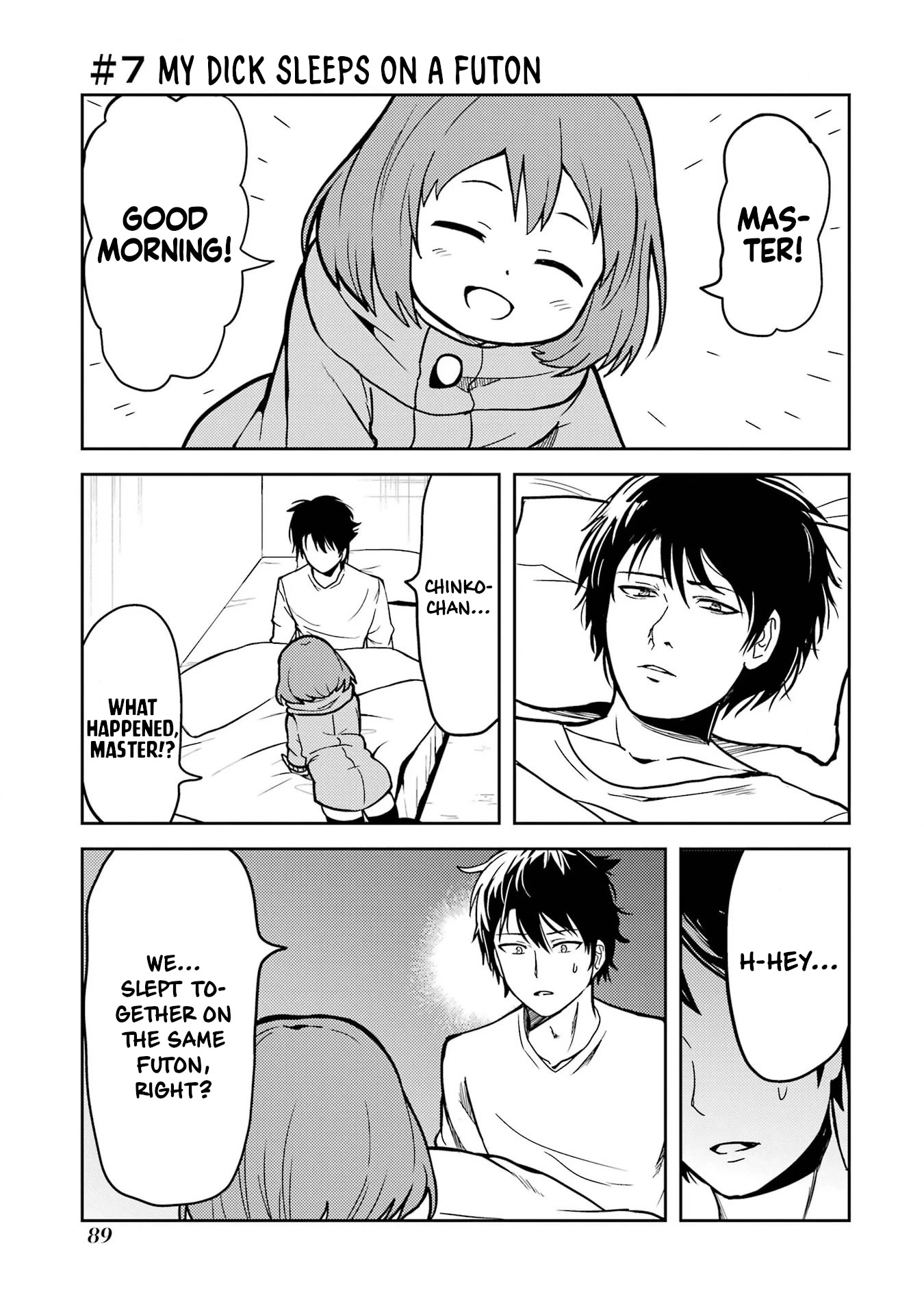 Turns Out My Dick Was a Cute Girl Chapter 7 page 1 - Chapter 7: My Dick Sleeps on a Futon