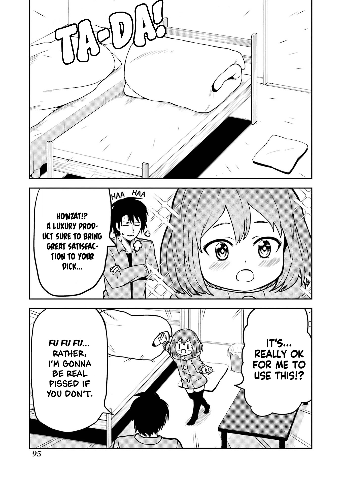 Turns Out My Dick Was a Cute Girl Chapter 7 page 7 - Chapter 7: My Dick Sleeps on a Futon