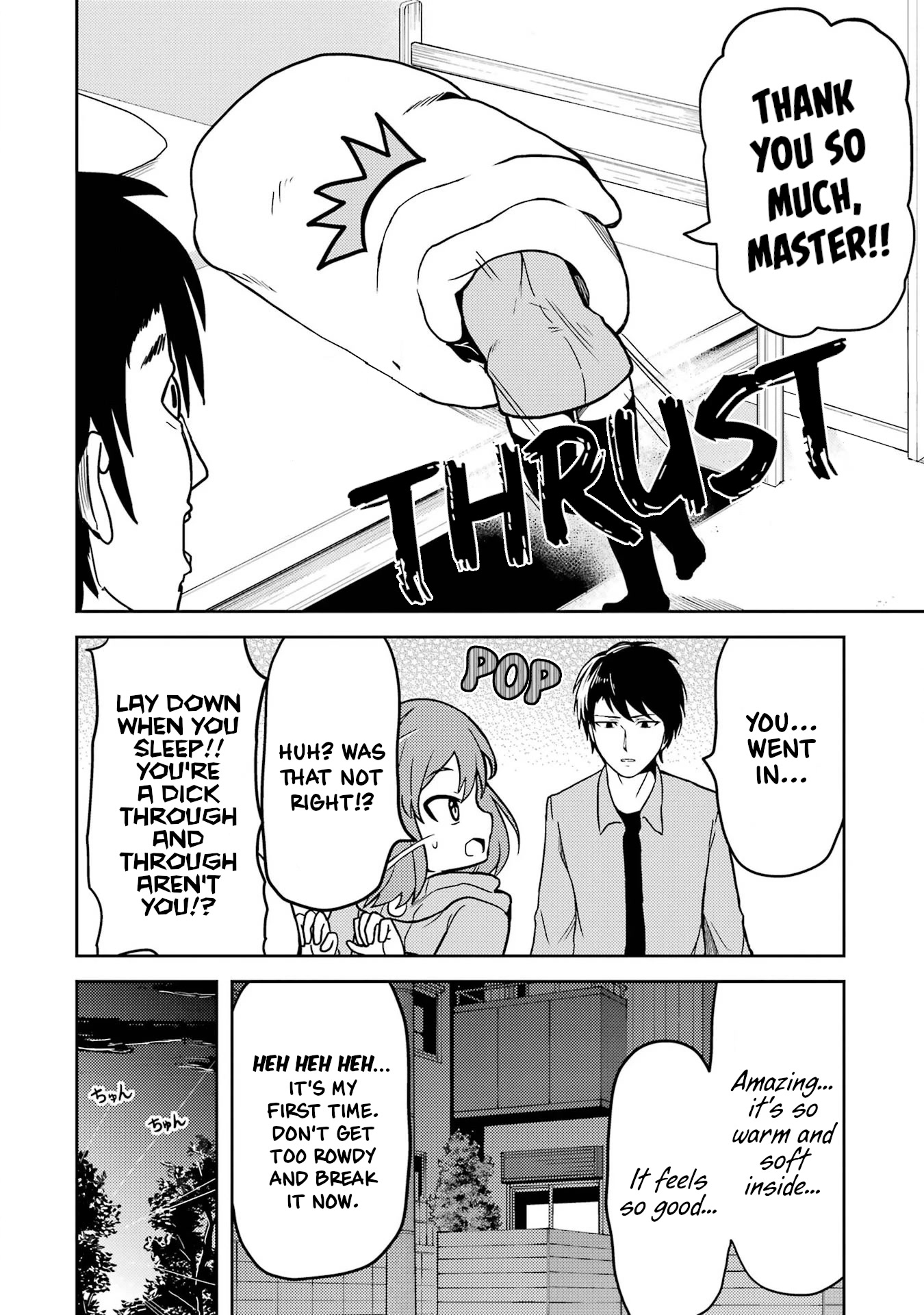 Turns Out My Dick Was a Cute Girl Chapter 7 page 8 - Chapter 7: My Dick Sleeps on a Futon