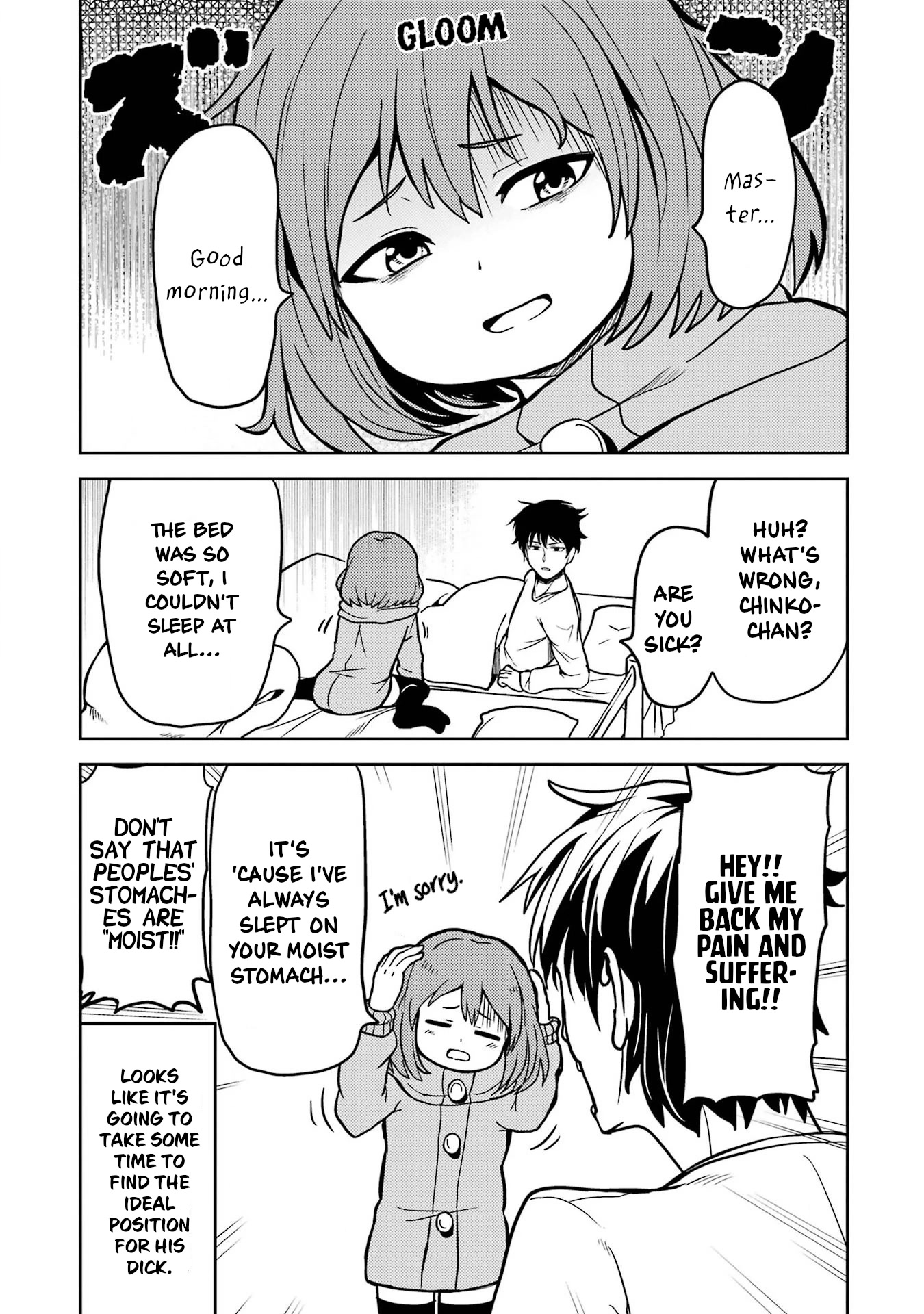 Turns Out My Dick Was a Cute Girl Chapter 7 page 9 - Chapter 7: My Dick Sleeps on a Futon