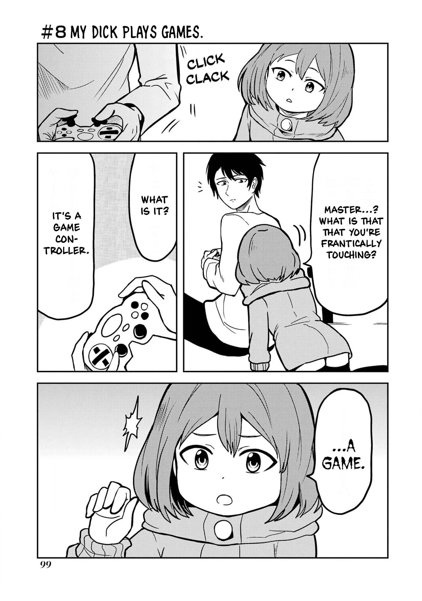 Turns Out My Dick Was a Cute Girl Chapter 8 page 1 - Chapter 8: My Dick Plays Games.