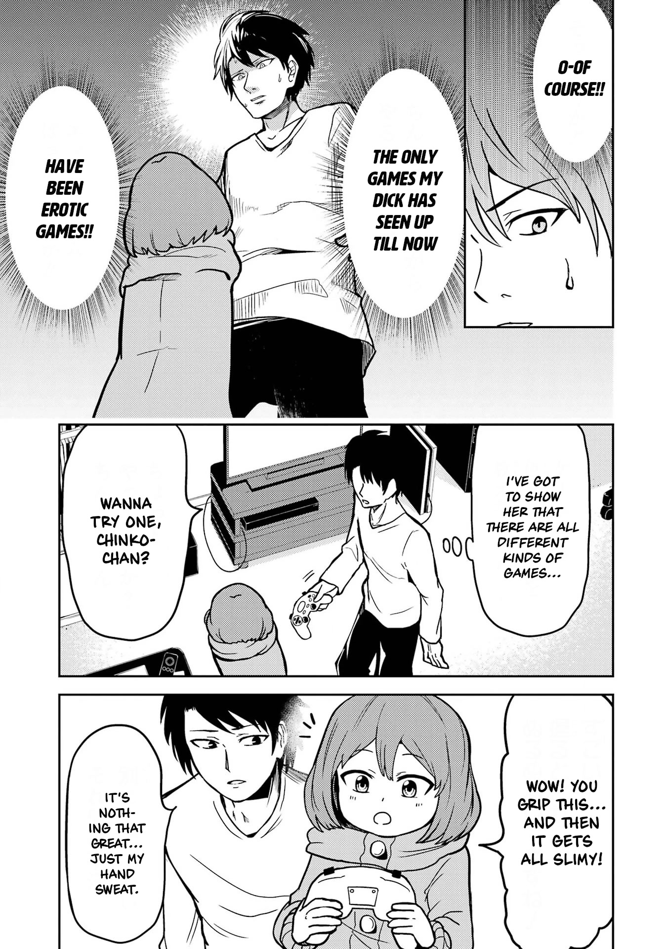 Turns Out My Dick Was a Cute Girl Chapter 8 page 3 - Chapter 8: My Dick Plays Games.