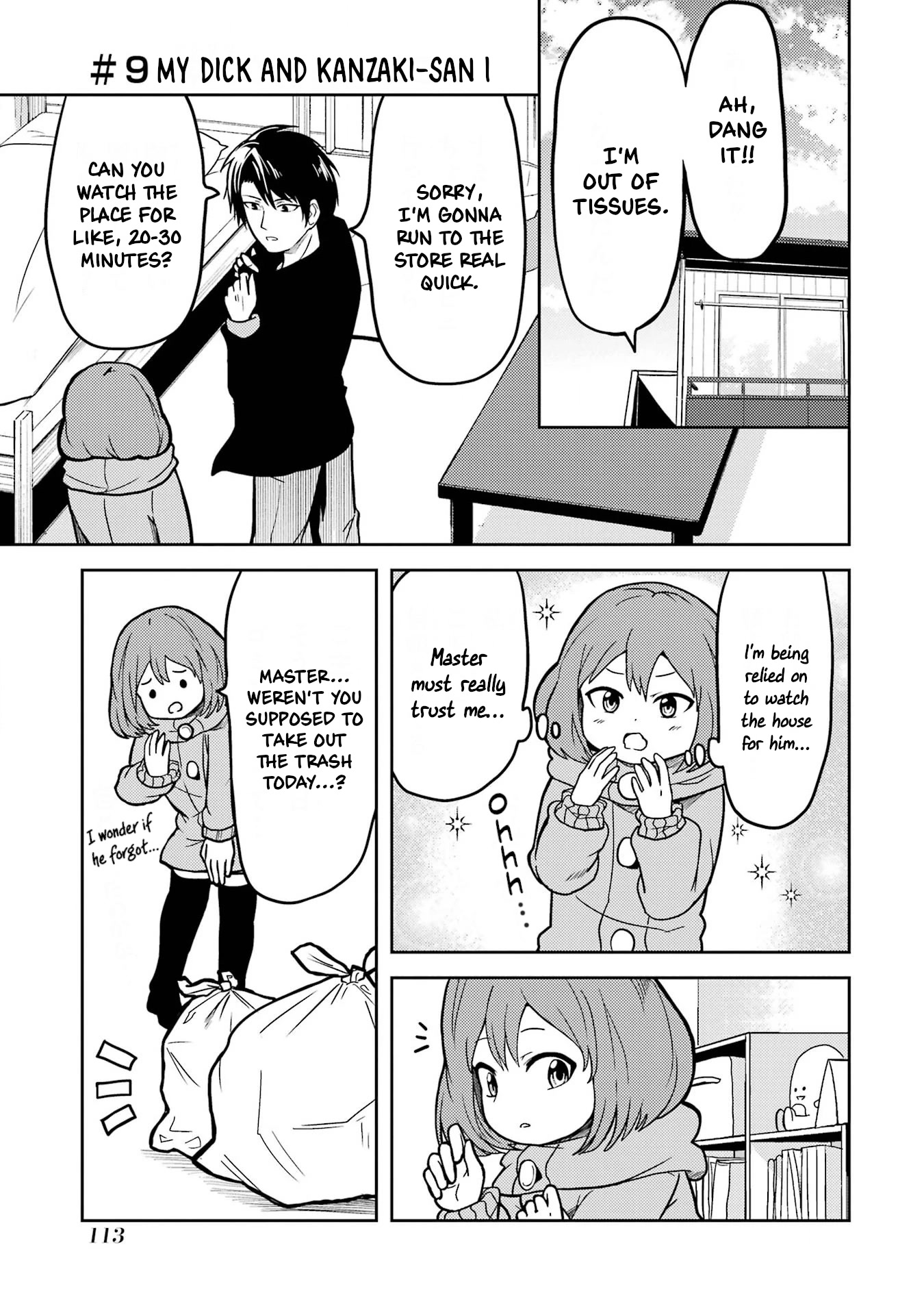 Turns Out My Dick Was a Cute Girl Chapter 9 page 1 - Chapter 9: My Dick and Kanzaki-san 1