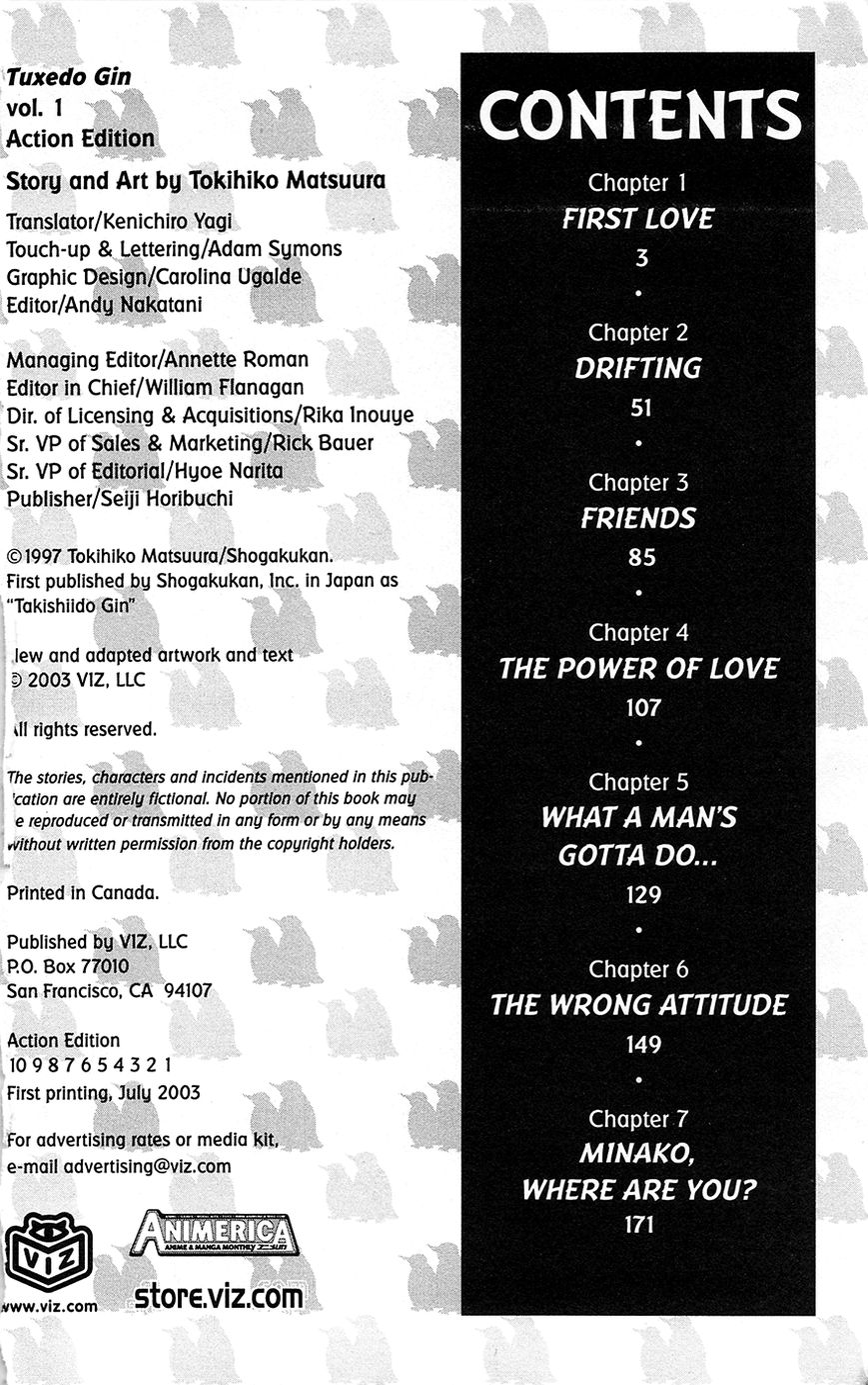 Tuxedo Gin Chapter 1.1 page 4 - Vol.01 Chapter 1 : First Love
