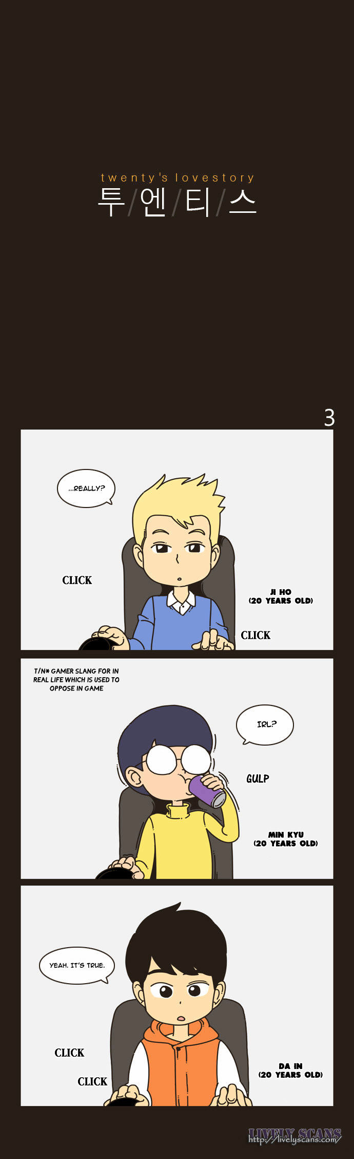 Twenty's Lovestory Chapter 3 page 3 - Chapter 3
