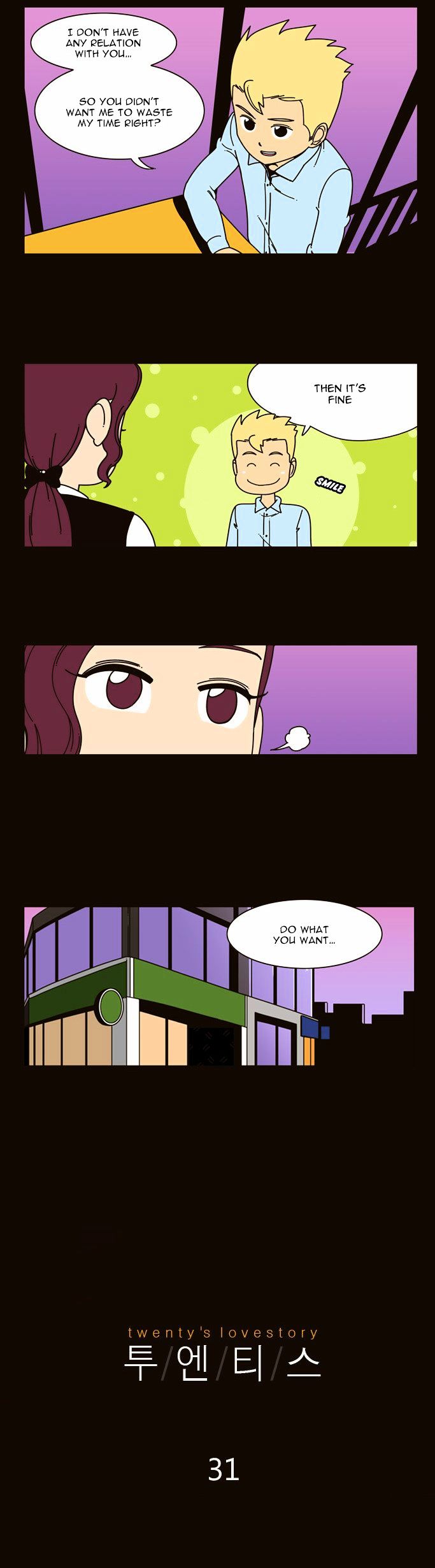 Twenty's Lovestory Chapter 31 page 4 - Chapter 31