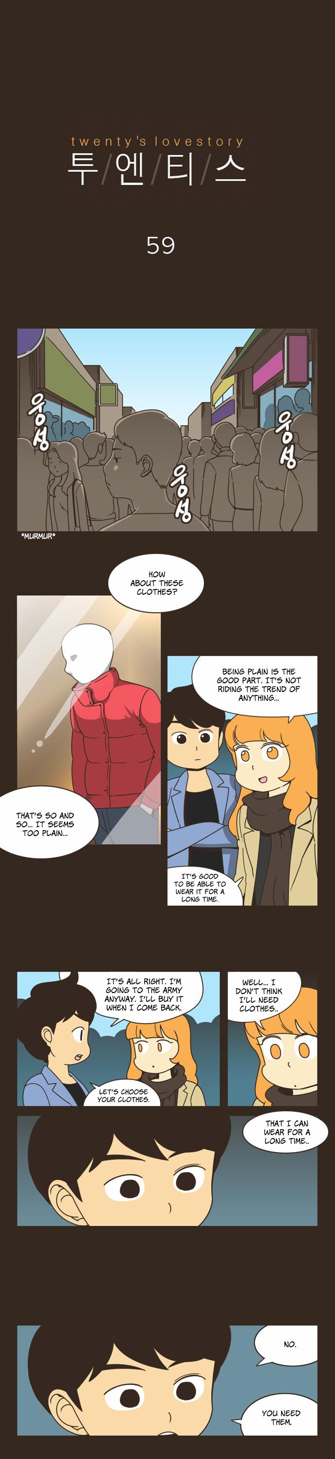 Twenty's Lovestory Chapter 59 page 1 - Chapter 59