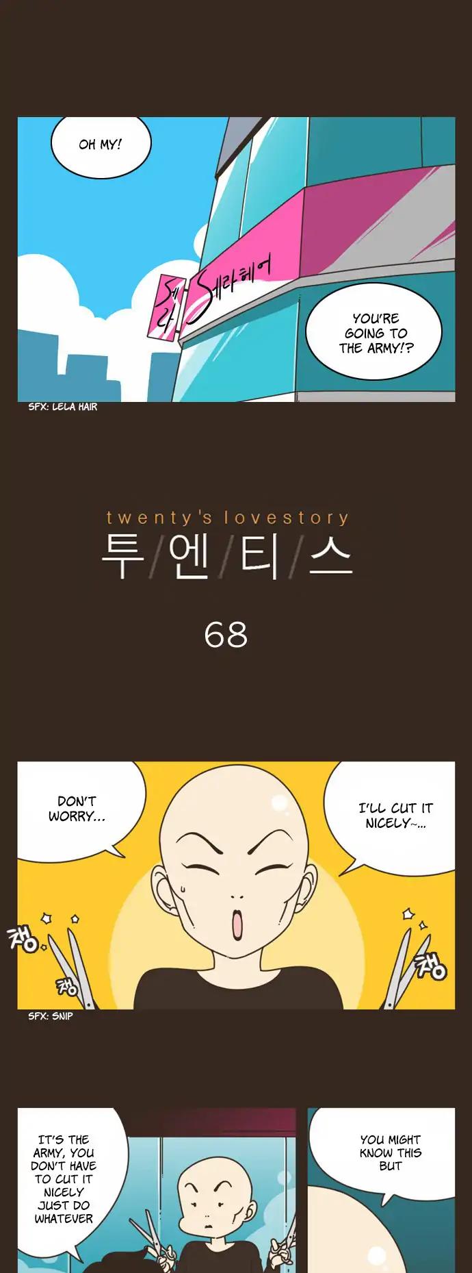 Twenty's Lovestory Chapter 68 page 1 - Chapter 68