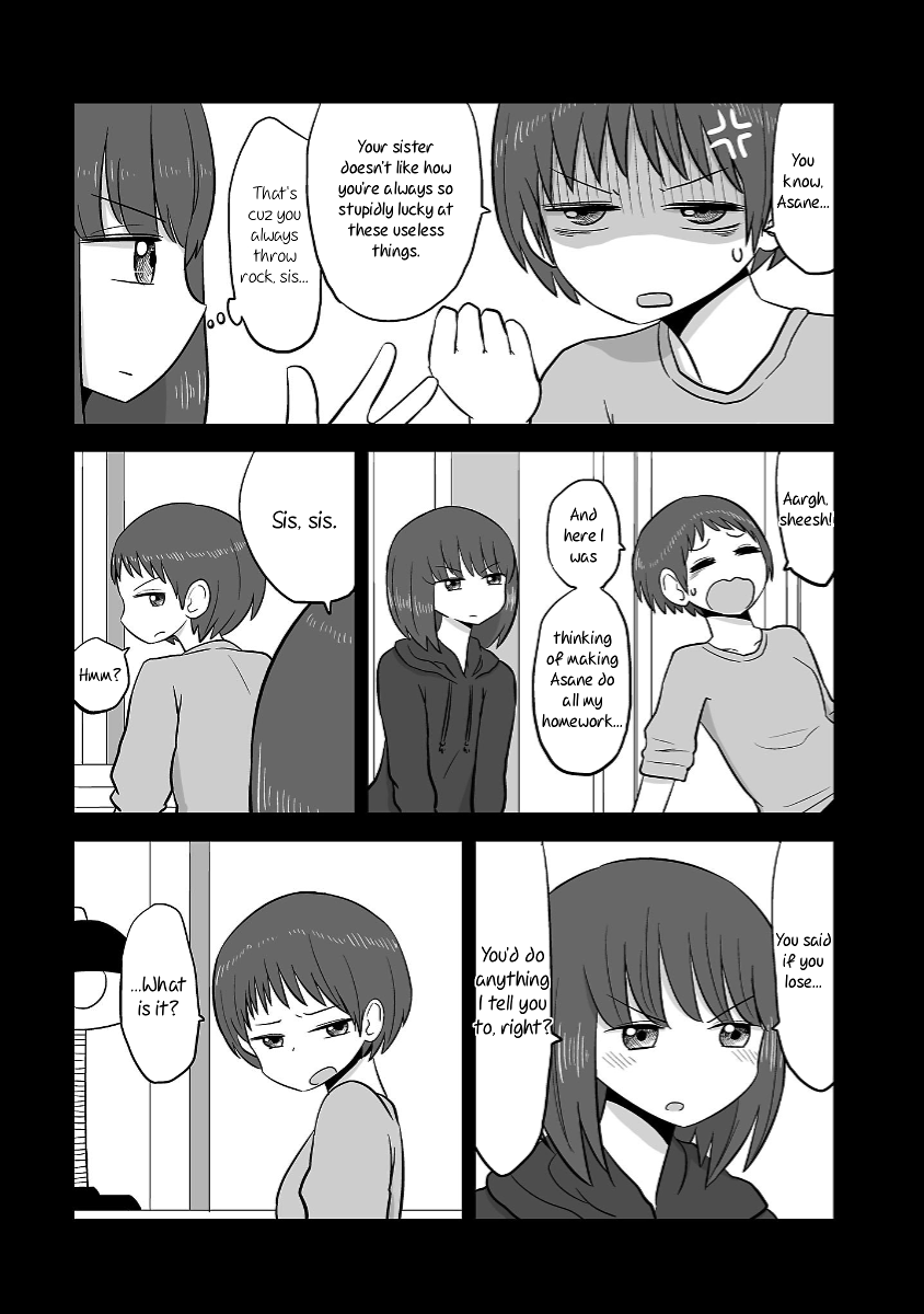 Twin Sisters Chapter 1 page 3 - Chapter 1: The Kind of Rock-Paper-Scissors Where You Have to do Anything the Winner Says if You Lose