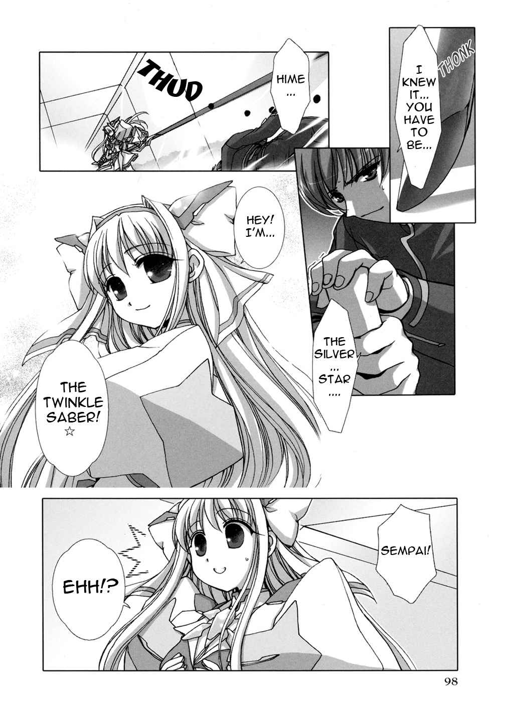 Twinkle Saber Nova Chapter 2 page 42 - Chapter 2: New Member Has the Name of... "Blue Lightning"
