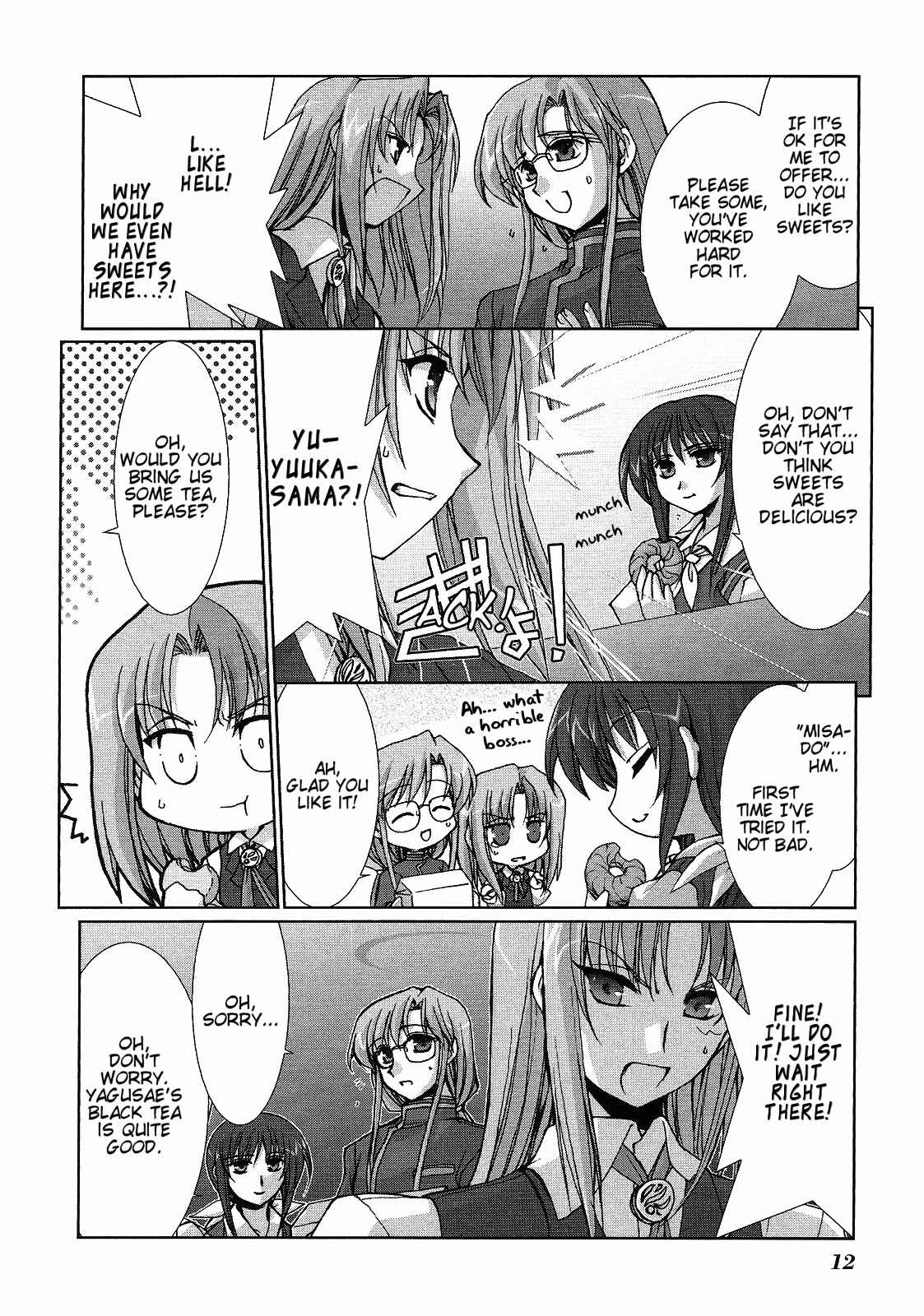 Twinkle Saber Nova Chapter 4 page 12 - Chapter 4: It is a Doughnut That Becomes an Important Focus.