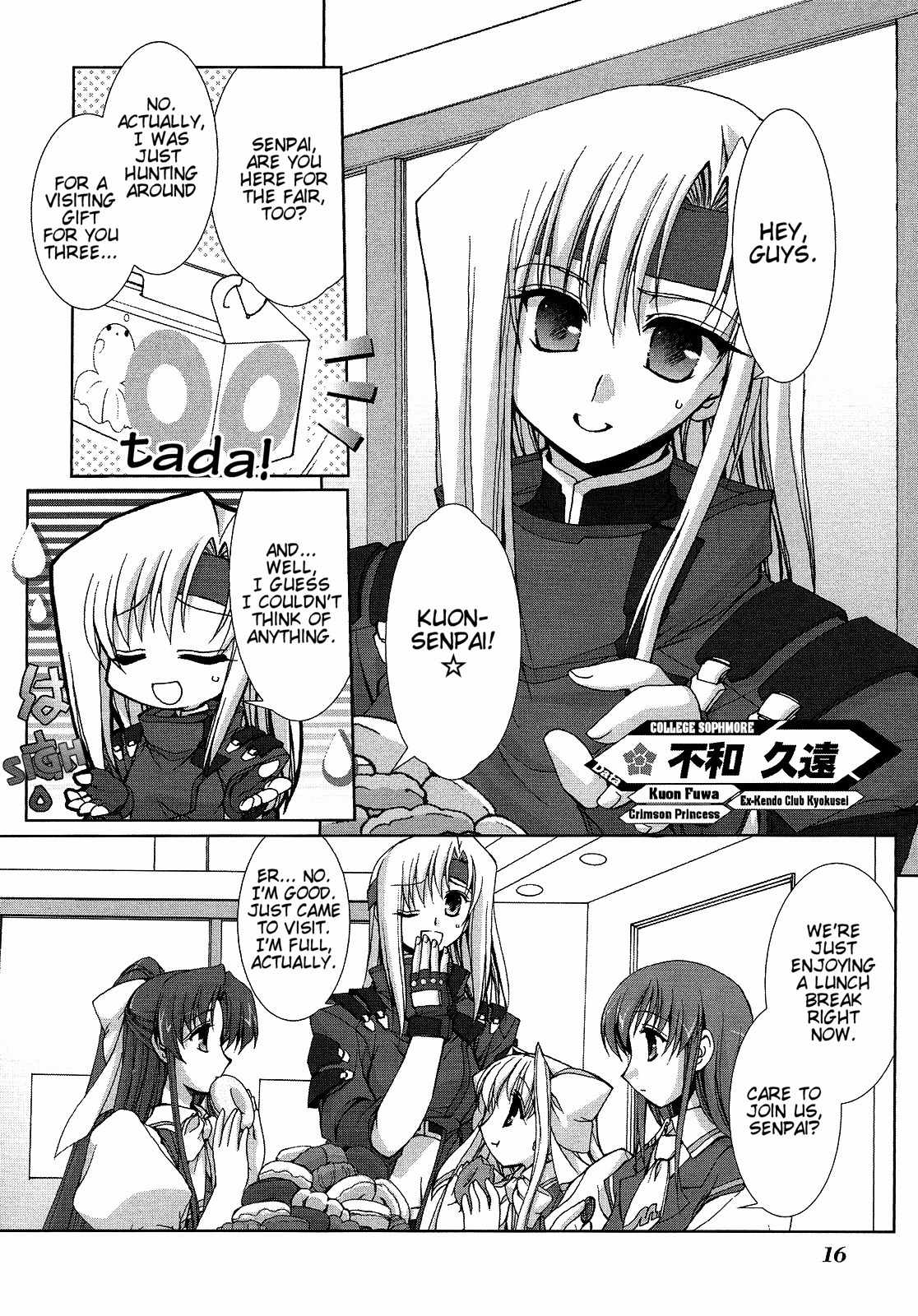 Twinkle Saber Nova Chapter 4 page 16 - Chapter 4: It is a Doughnut That Becomes an Important Focus.