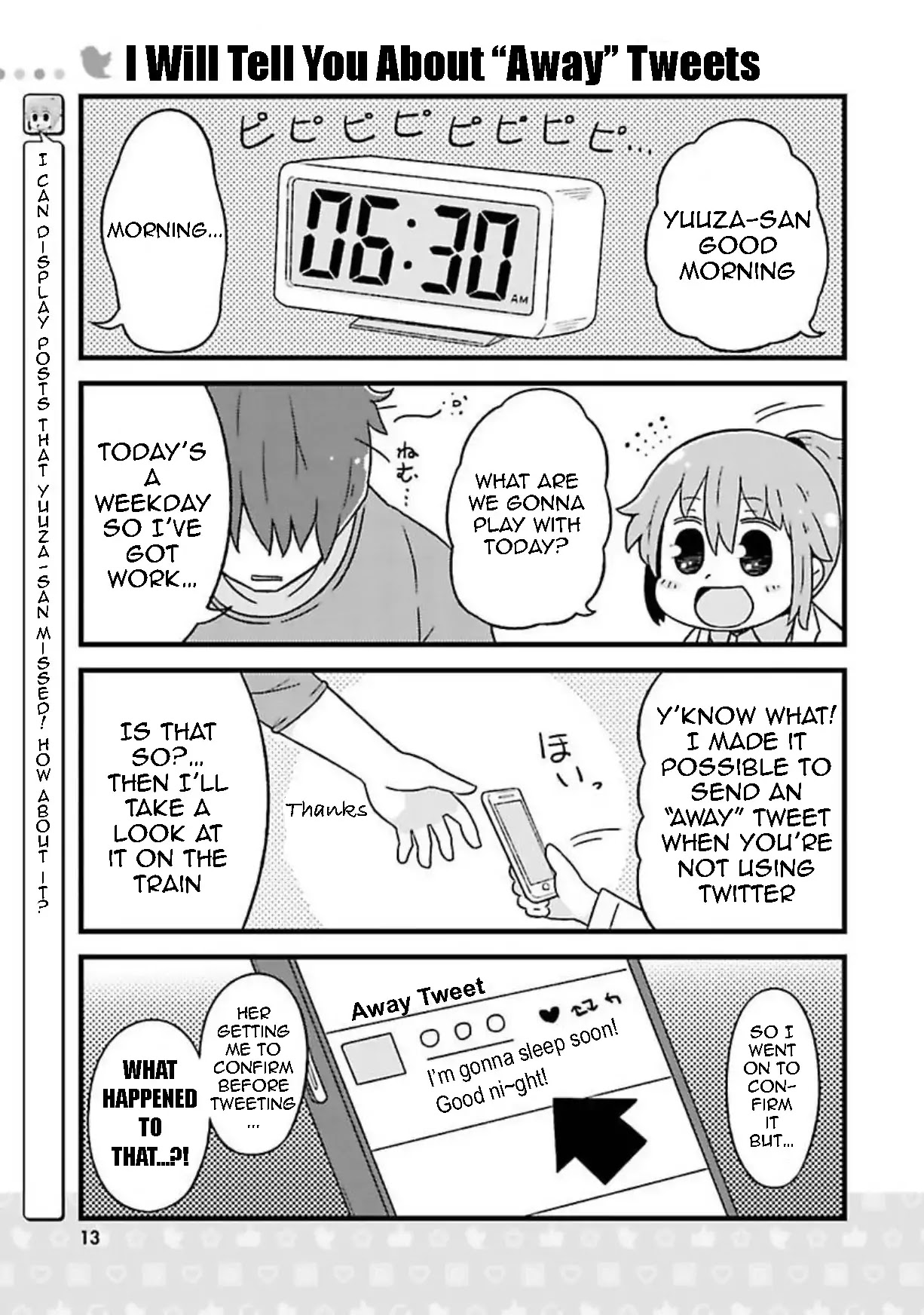 Twitter-san Chapter 1 page 13 - Chapter 1: "Twitter-san"