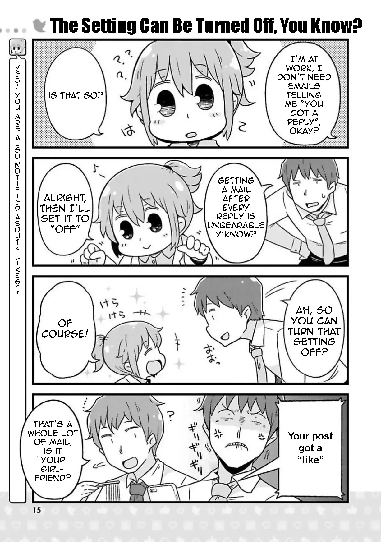 Twitter-san Chapter 1 page 15 - Chapter 1: "Twitter-san"