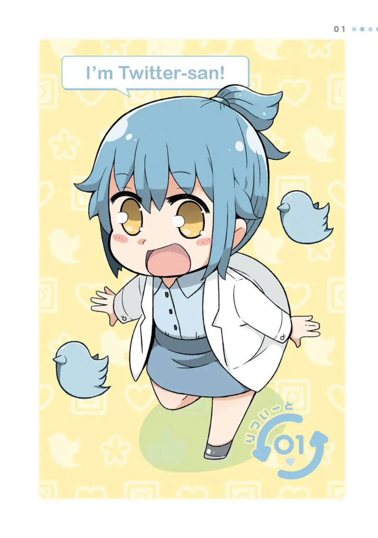 Twitter-san Chapter 1 page 4 - Chapter 1: "Twitter-san"