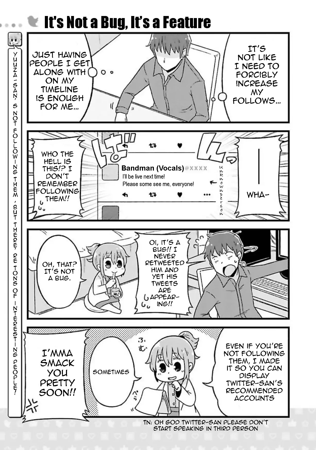 Twitter-san Chapter 1 page 9 - Chapter 1: "Twitter-san"