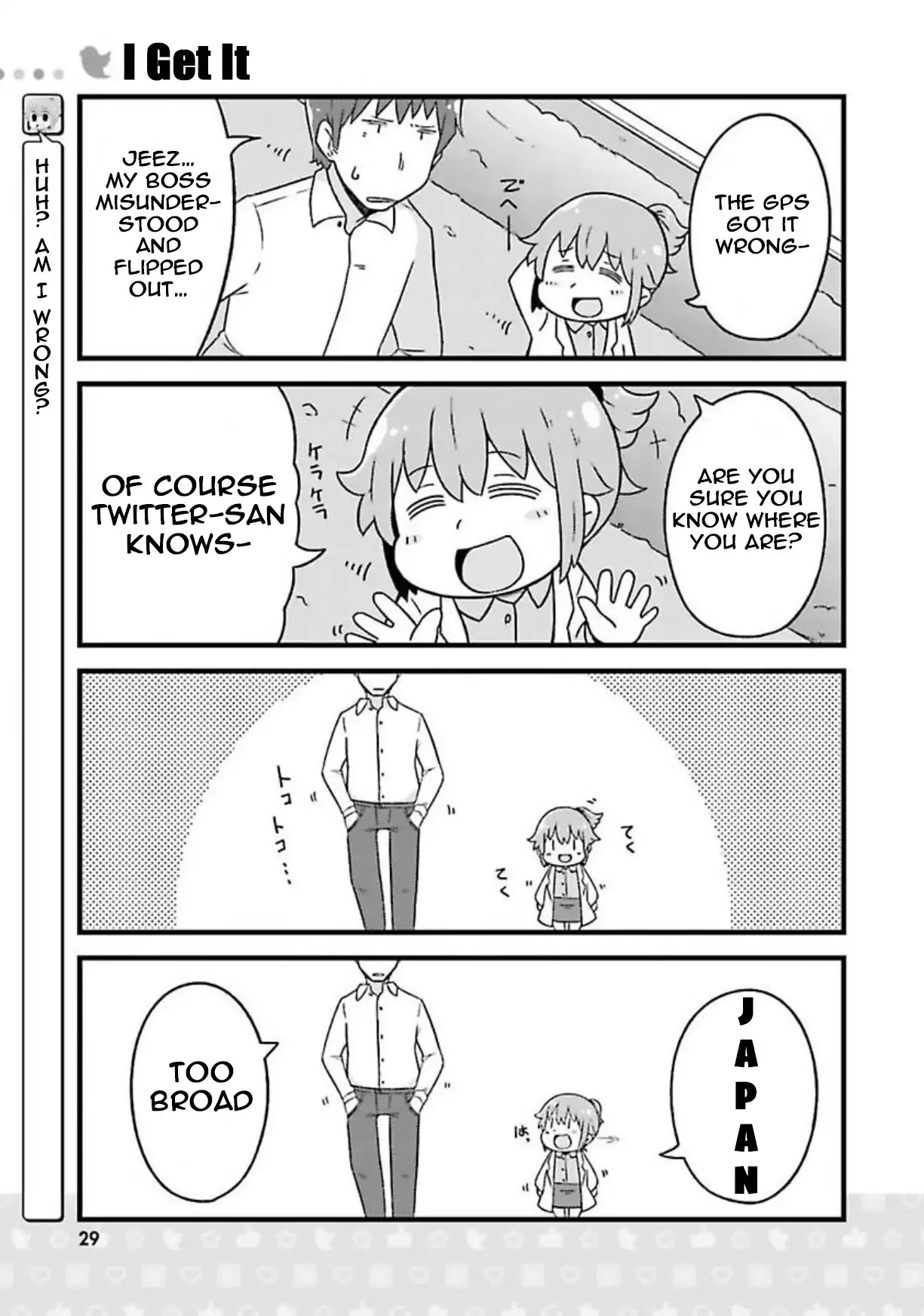 Twitter-san Chapter 2 page 12 - Chapter 2: Please Keep it Under 140 Characters