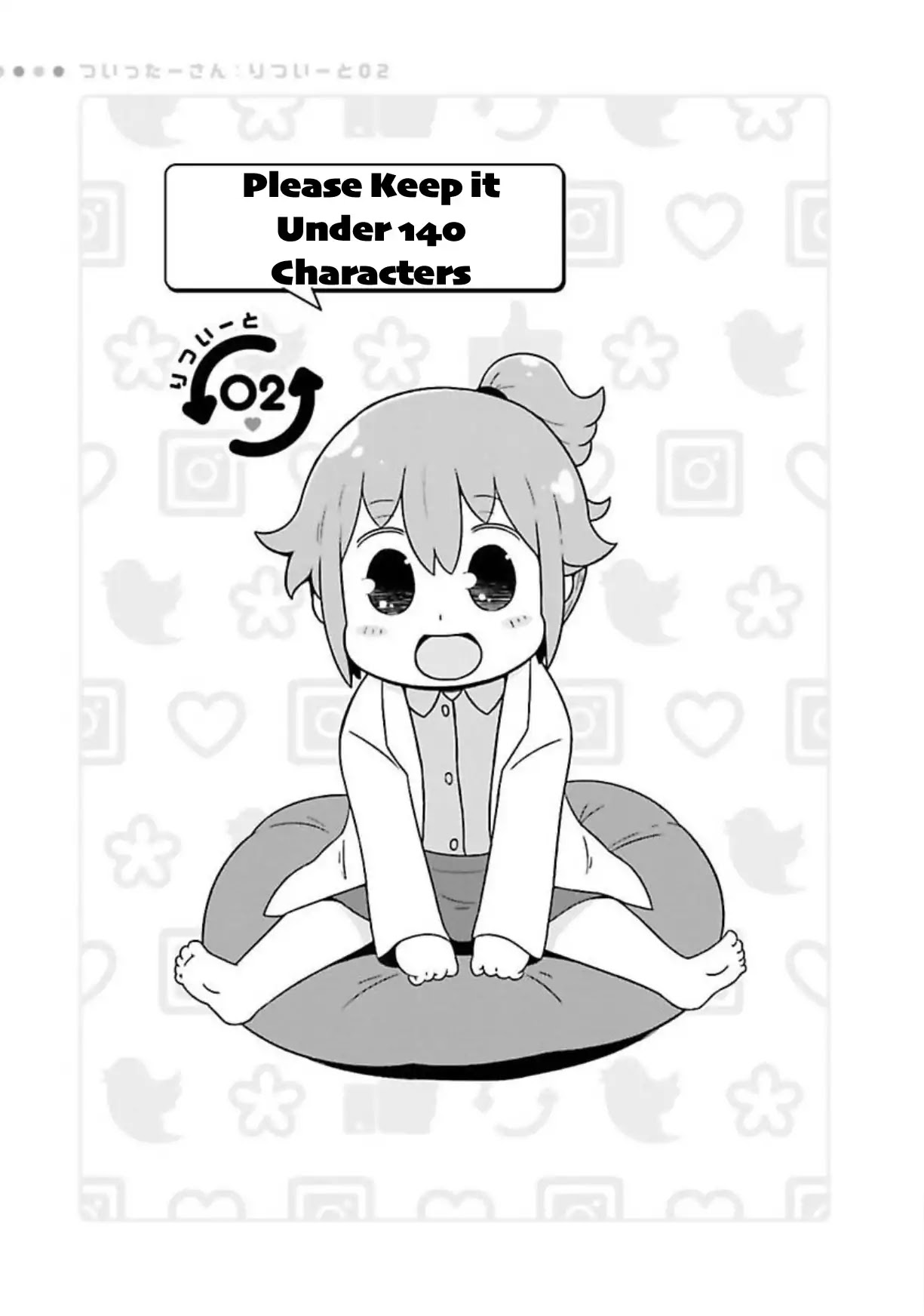 Twitter-san Chapter 2 page 2 - Chapter 2: Please Keep it Under 140 Characters