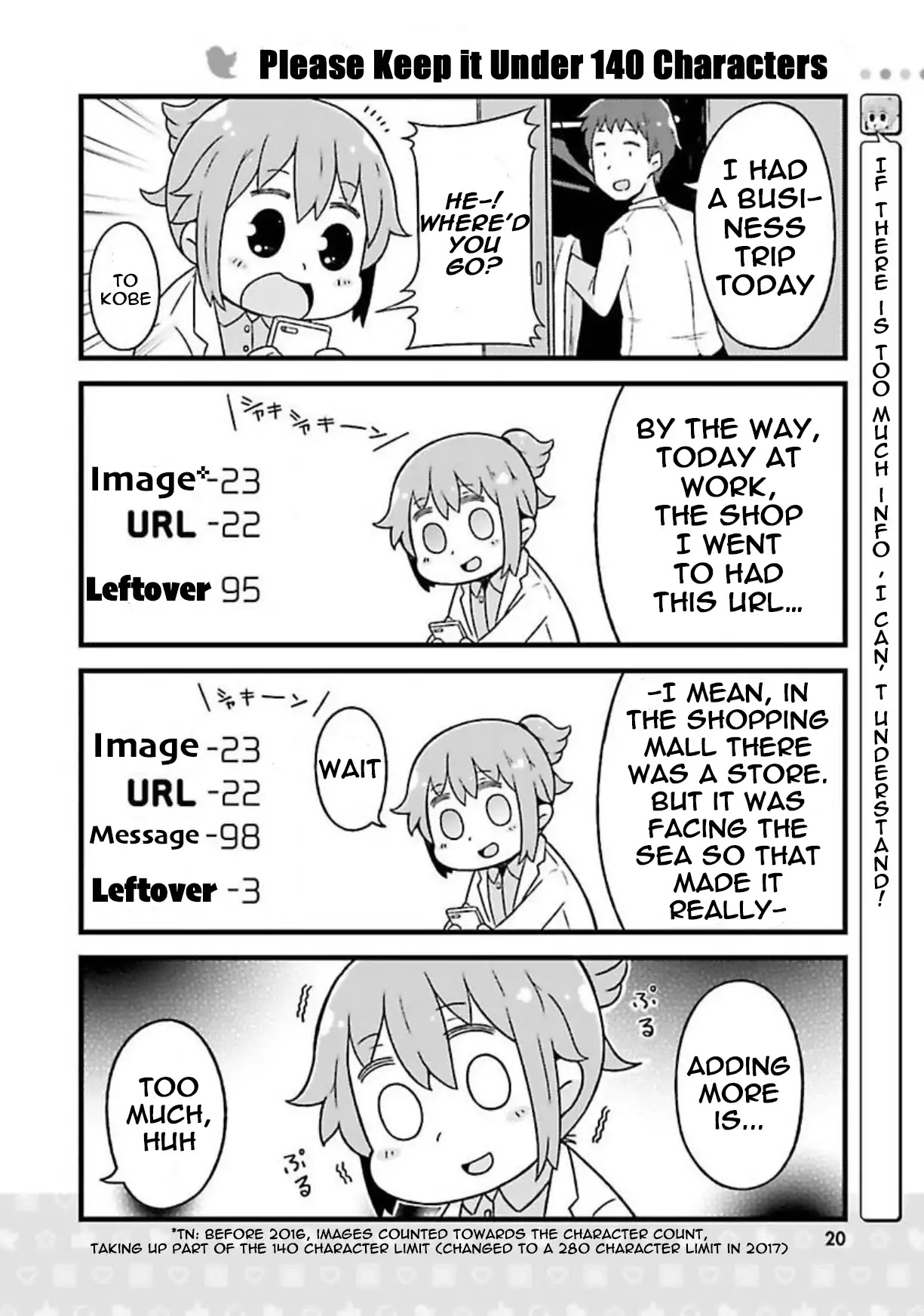 Twitter-san Chapter 2 page 3 - Chapter 2: Please Keep it Under 140 Characters