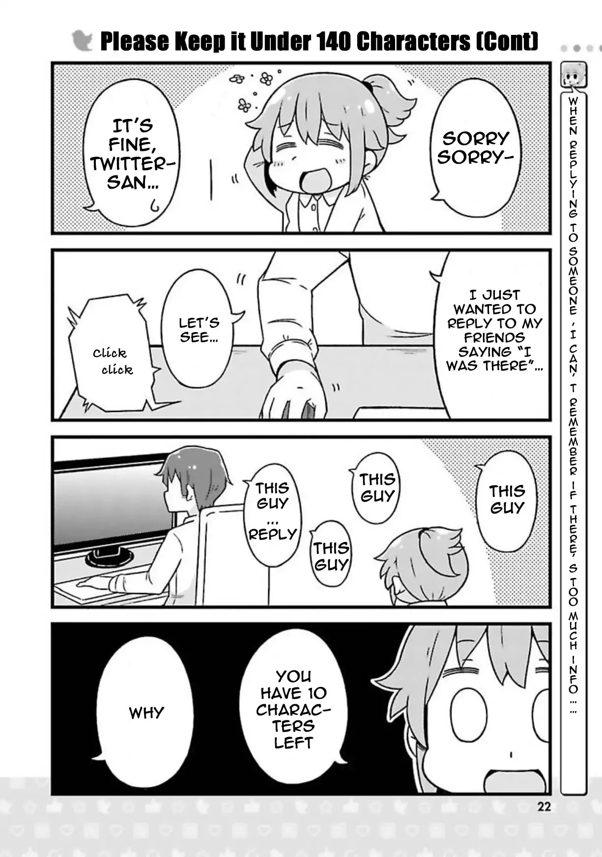 Twitter-san Chapter 2 page 5 - Chapter 2: Please Keep it Under 140 Characters