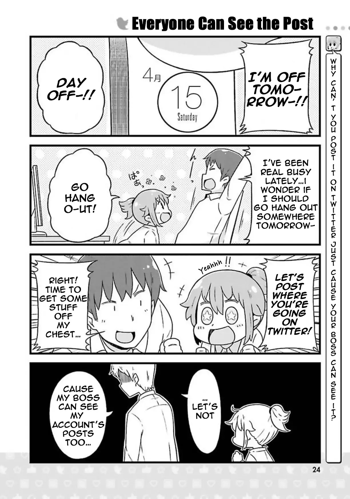 Twitter-san Chapter 2 page 7 - Chapter 2: Please Keep it Under 140 Characters