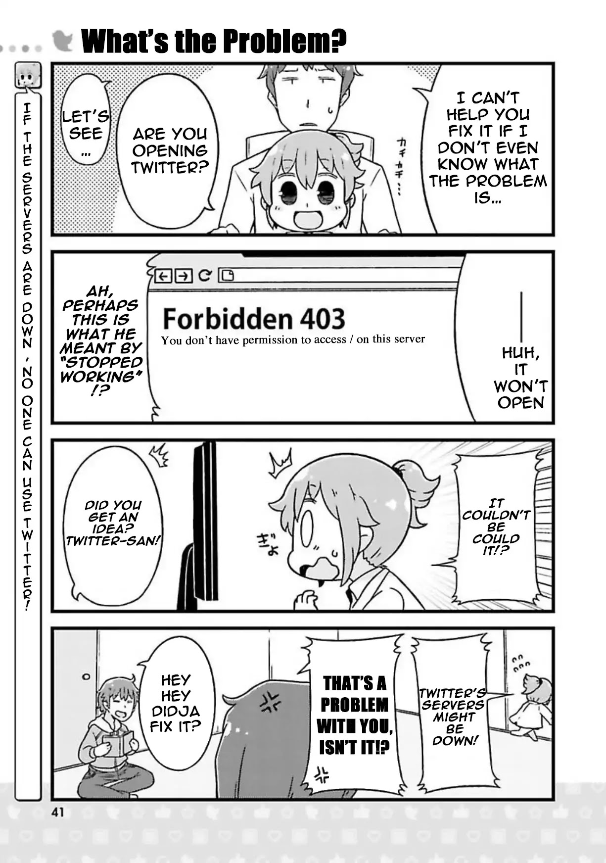 Twitter-san Chapter 3 page 10 - Chapter 3: A Visitor Arrives