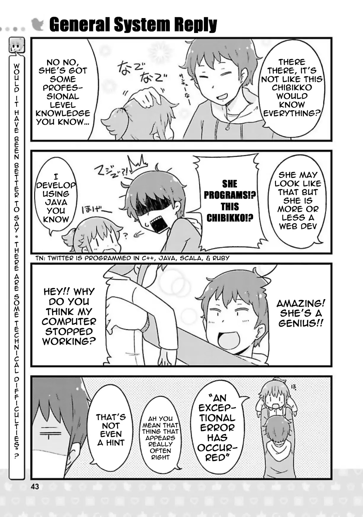 Twitter-san Chapter 3 page 12 - Chapter 3: A Visitor Arrives