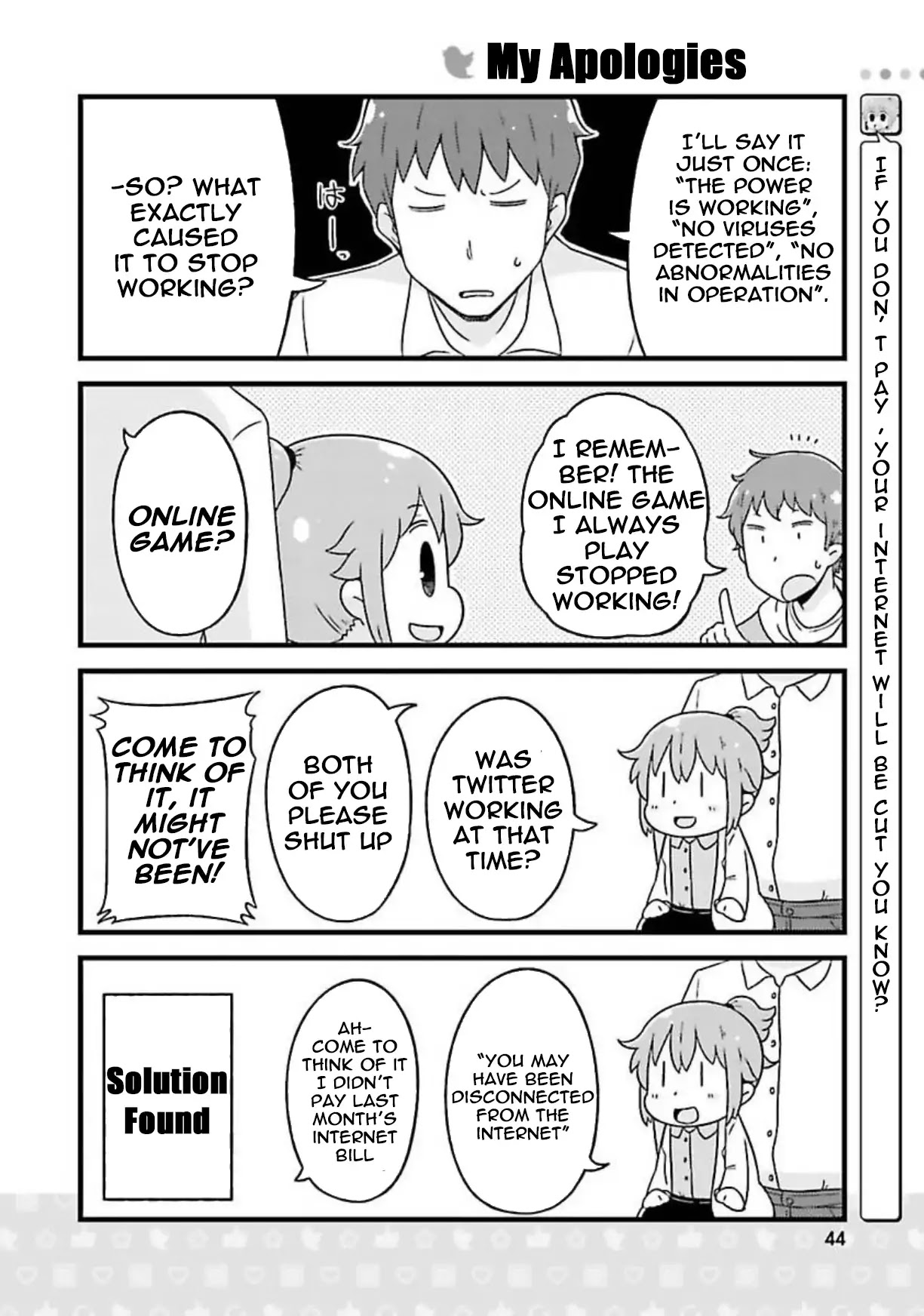 Twitter-san Chapter 3 page 13 - Chapter 3: A Visitor Arrives