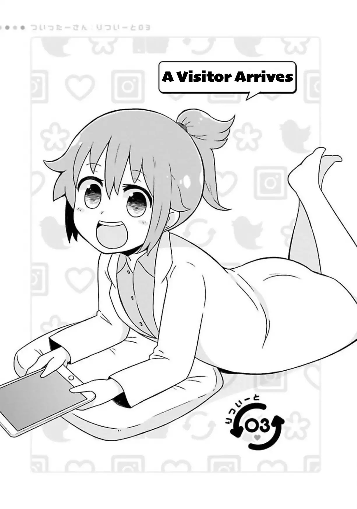 Twitter-san Chapter 3 page 2 - Chapter 3: A Visitor Arrives