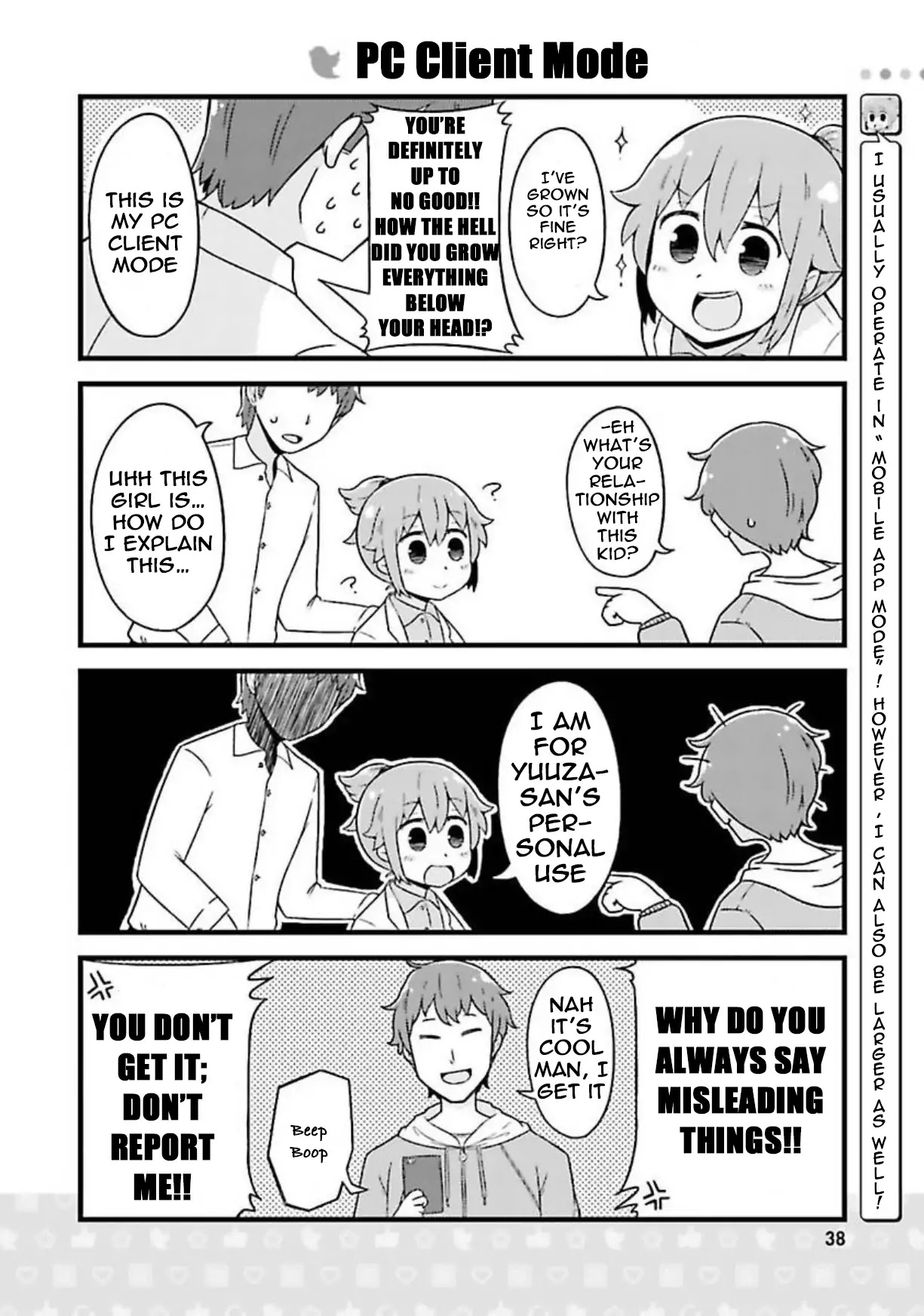 Twitter-san Chapter 3 page 7 - Chapter 3: A Visitor Arrives