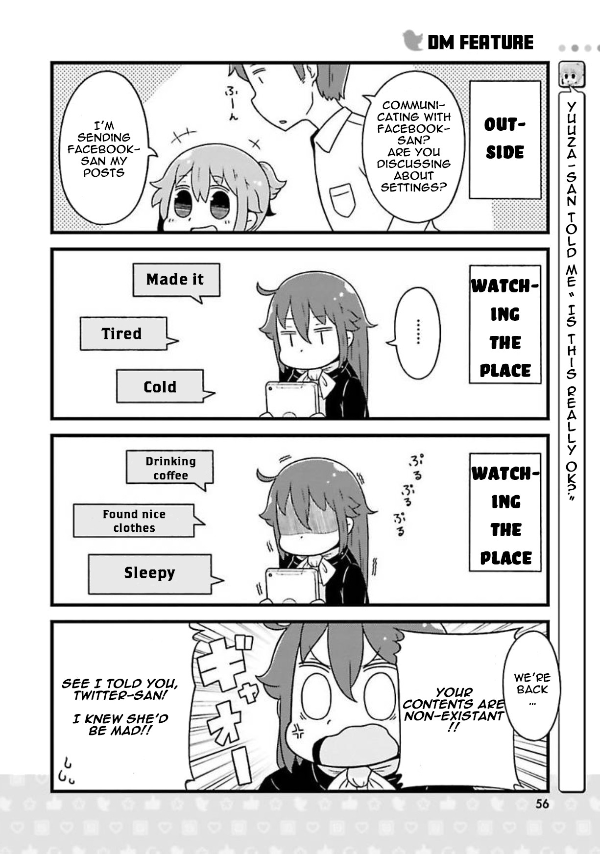 Twitter-san Chapter 4 page 11 - Chapter 4: Aren't You On Facebook?