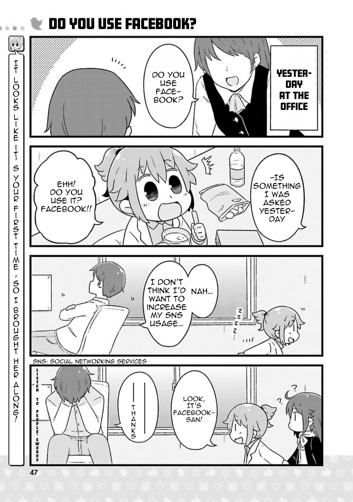 Twitter-san Chapter 4 page 2 - Chapter 4: Aren't You On Facebook?