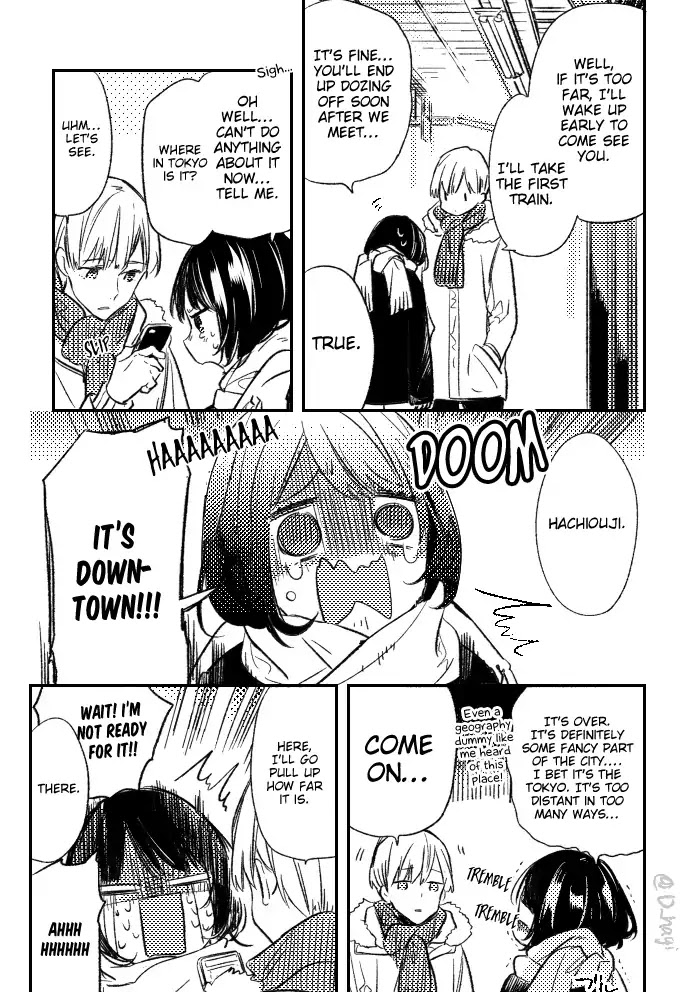 Twitter Webcomics Chapter 2 page 4 - Chapter 2: Downtown Tokyo by Hagi Daisuke (Horimiya)