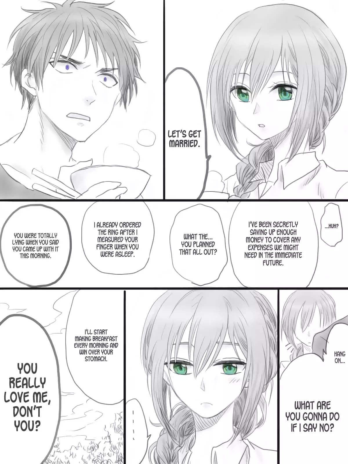 Twitter Webcomics Chapter 3 page 5 - Chapter 3: The Ruthless Couple by Kudou Mai