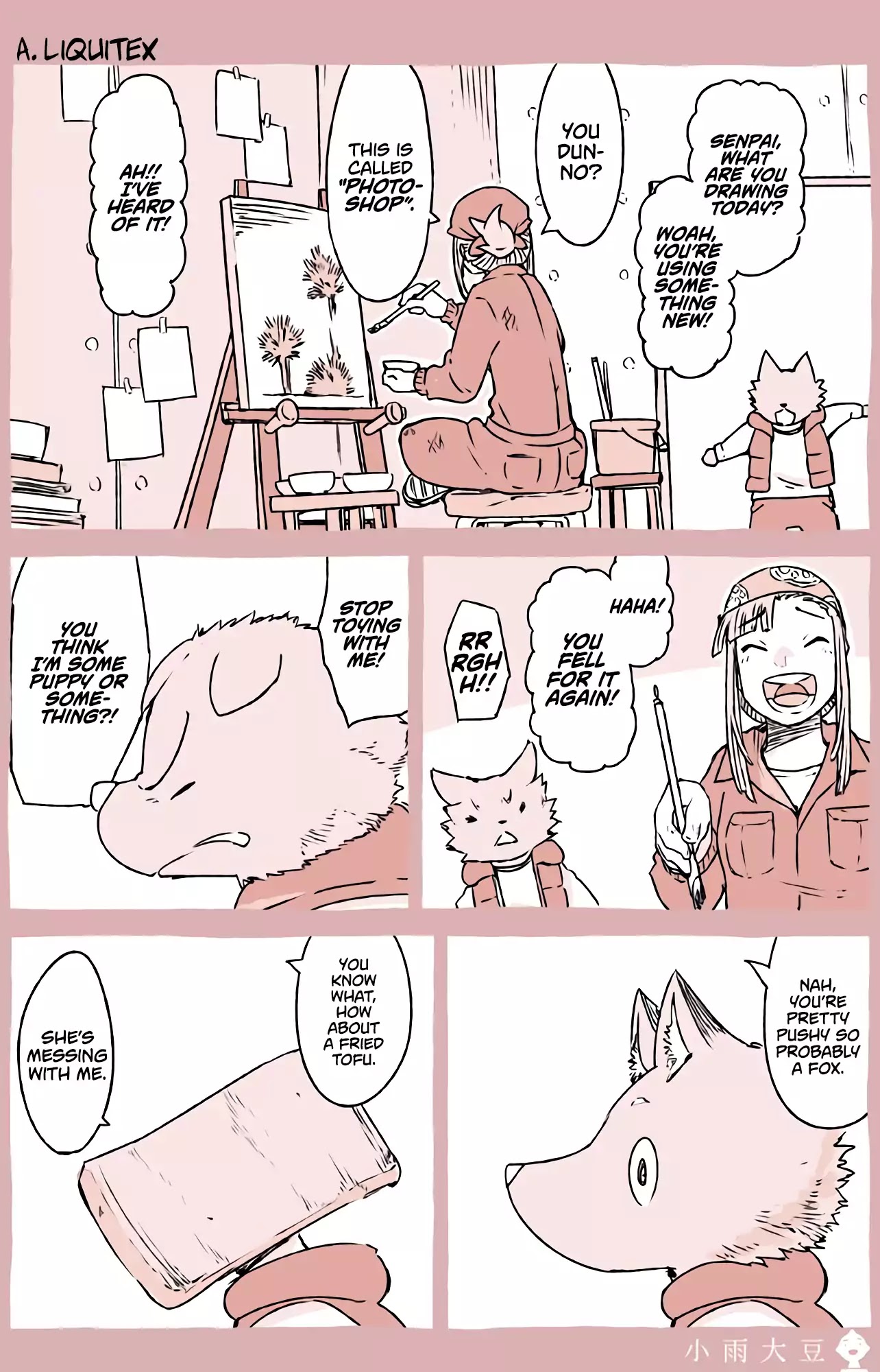 Twitter Webcomics Chapter 4 page 2 - Chapter 4: Little Fox by Kosame Daizu