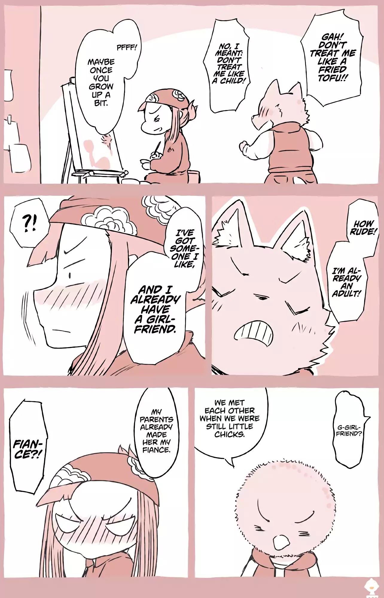Twitter Webcomics Chapter 4 page 3 - Chapter 4: Little Fox by Kosame Daizu