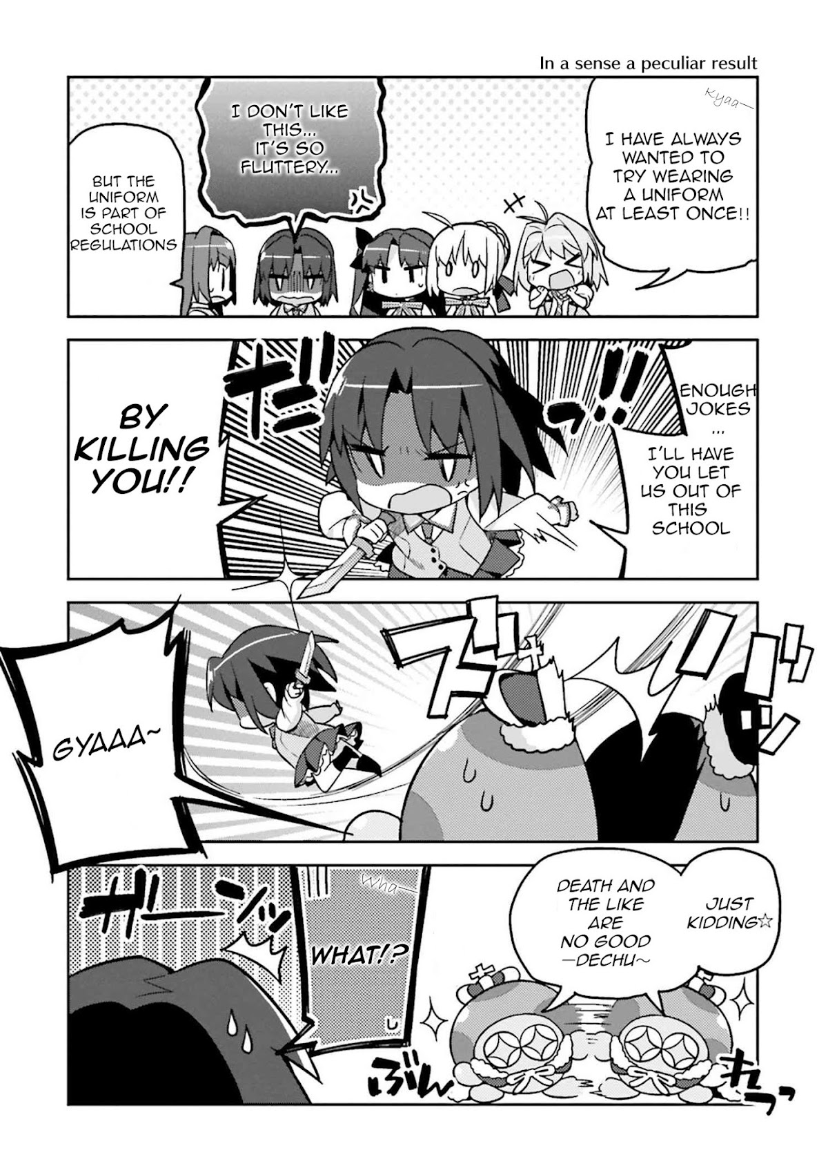 Type-Moon Gakuen - Chibi Chuki! Chapter 1 page 10 - Chapter 1: 1st Period: Starting Bell