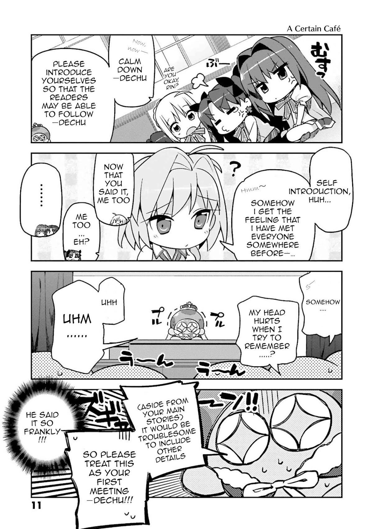 Type-Moon Gakuen - Chibi Chuki! Chapter 1 page 13 - Chapter 1: 1st Period: Starting Bell