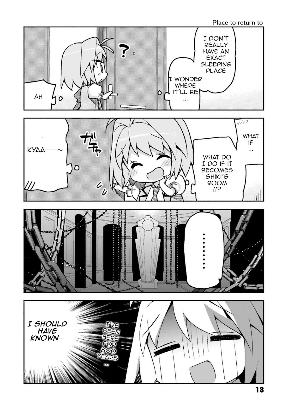 Type-Moon Gakuen - Chibi Chuki! Chapter 1 page 20 - Chapter 1: 1st Period: Starting Bell