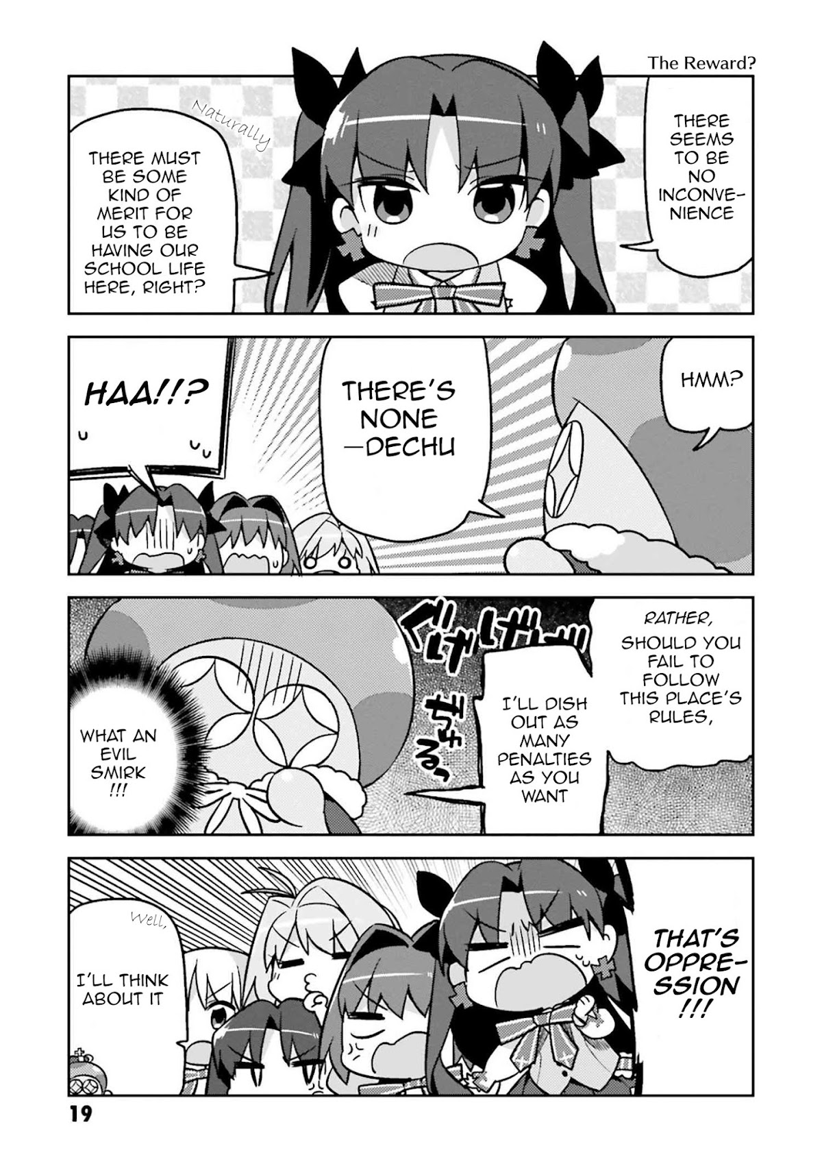 Type-Moon Gakuen - Chibi Chuki! Chapter 1 page 21 - Chapter 1: 1st Period: Starting Bell