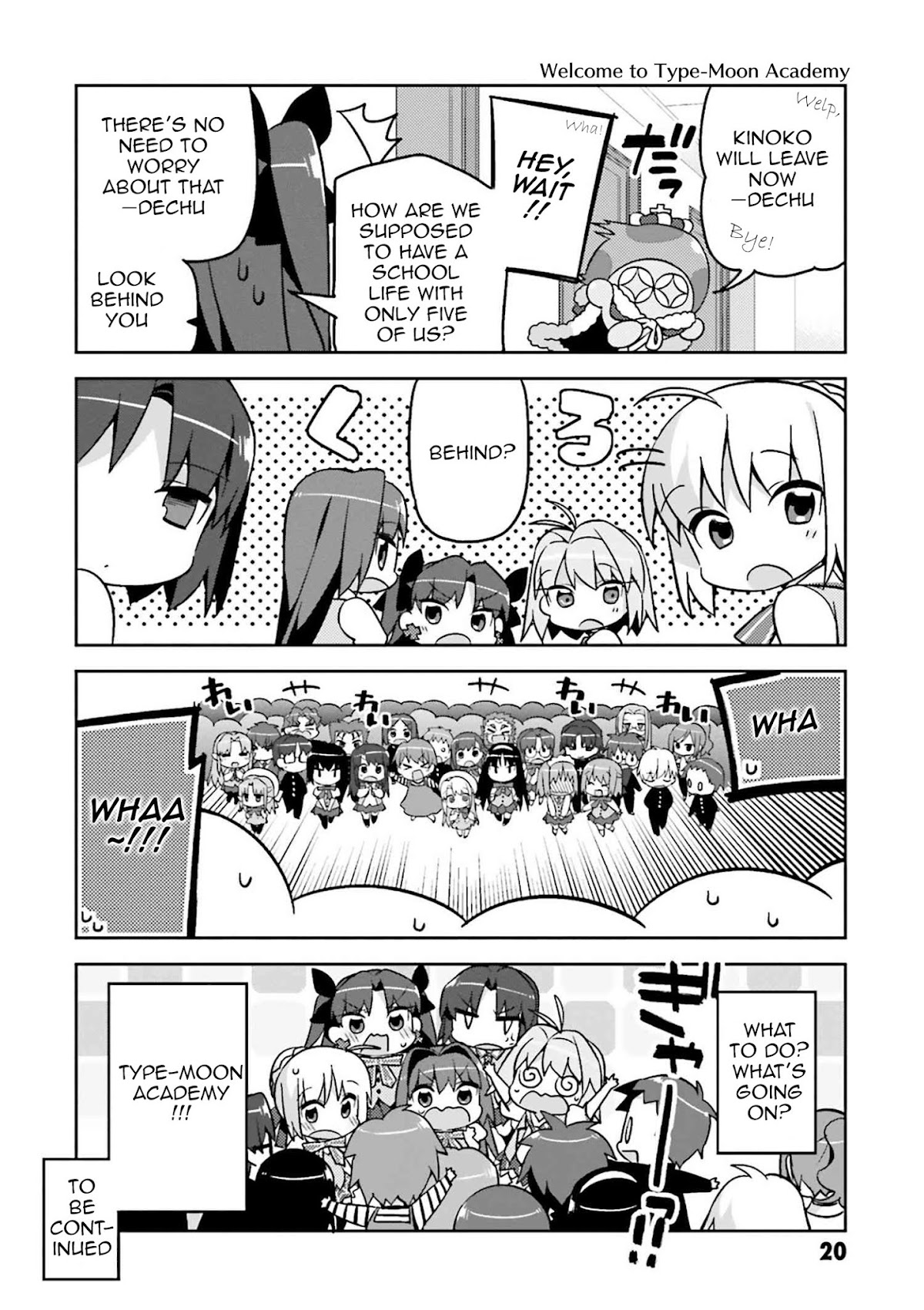 Type-Moon Gakuen - Chibi Chuki! Chapter 1 page 22 - Chapter 1: 1st Period: Starting Bell